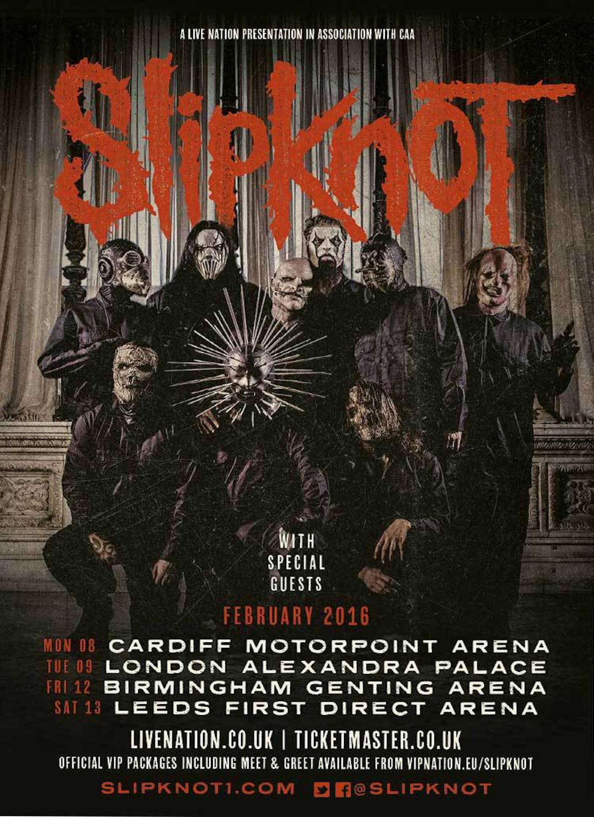 Slipknot’s 2016 UK Tour Support Confirmed — Kerrang!