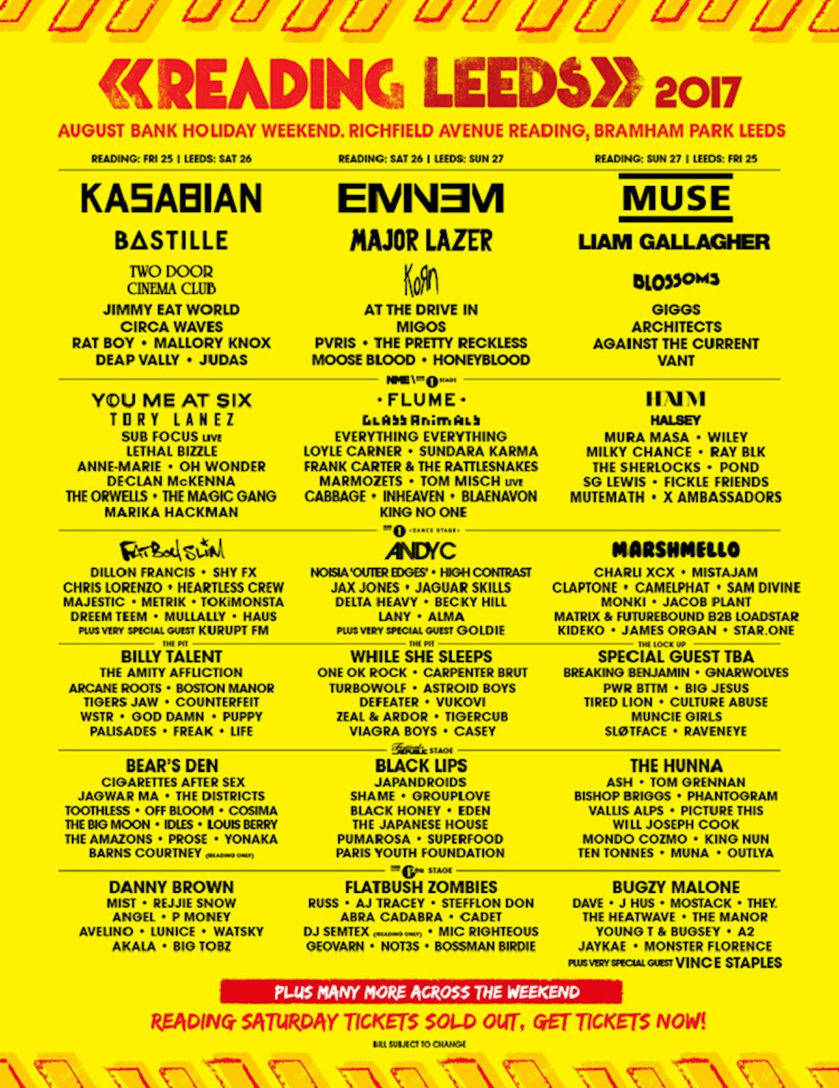 Reading & Leeds Festival Adds PVRIS, One OK Rock And Announces Day