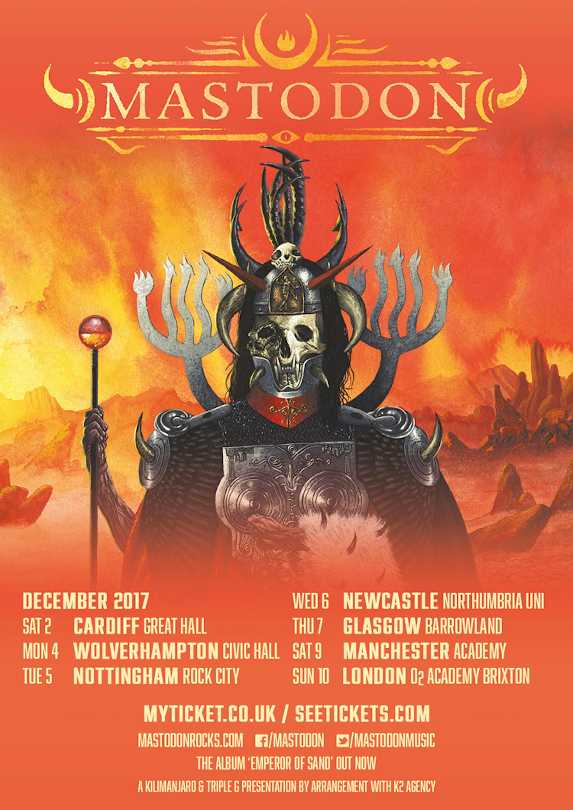 Mastodon Plot December UK Tour — Kerrang!