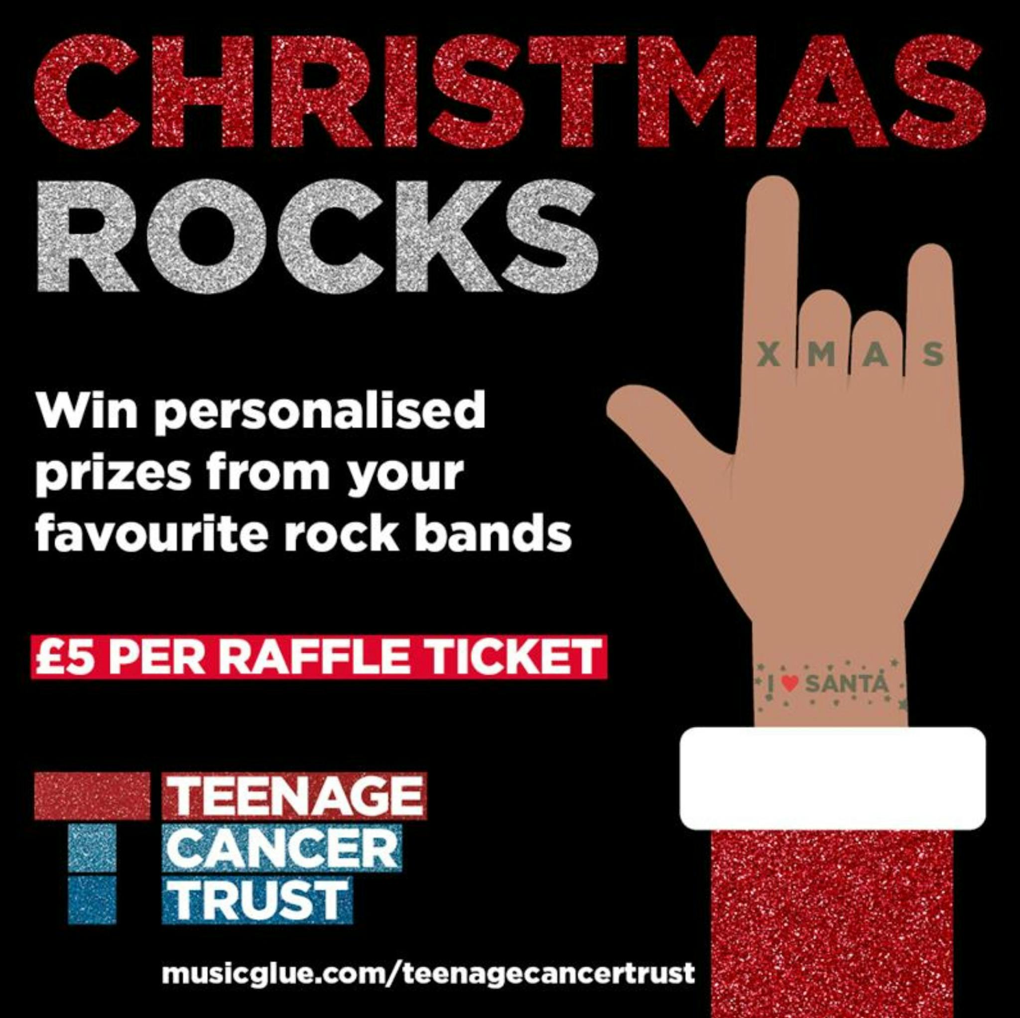 Christmas Rocks Teenage Cancer Trust poster