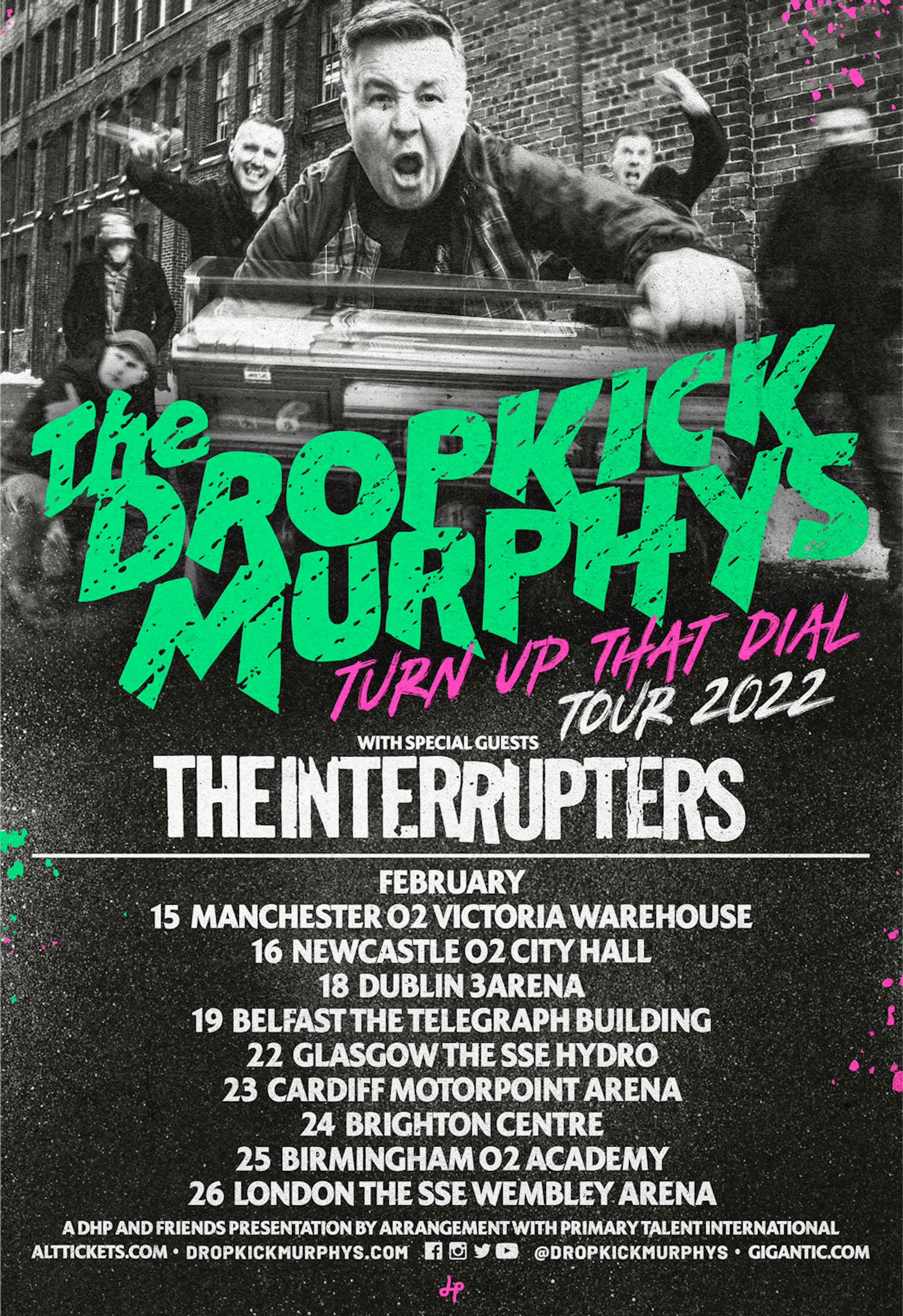 dropkick murphys tour poster