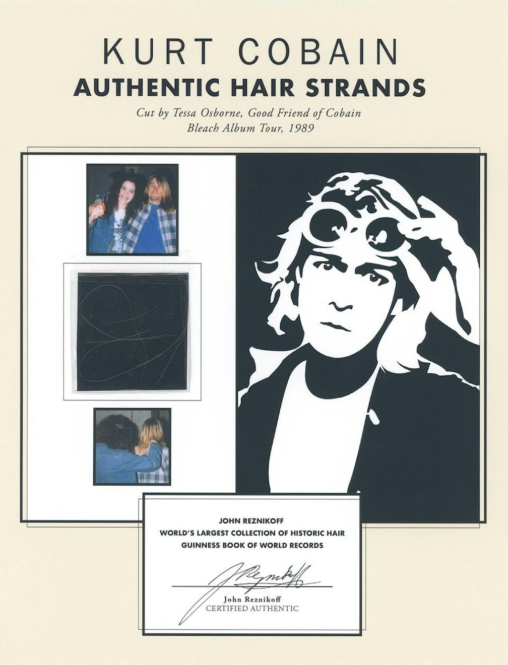 Strands Of Kurt Cobain S Hair Have Sold For Over 14 000 At Auction Kerrang