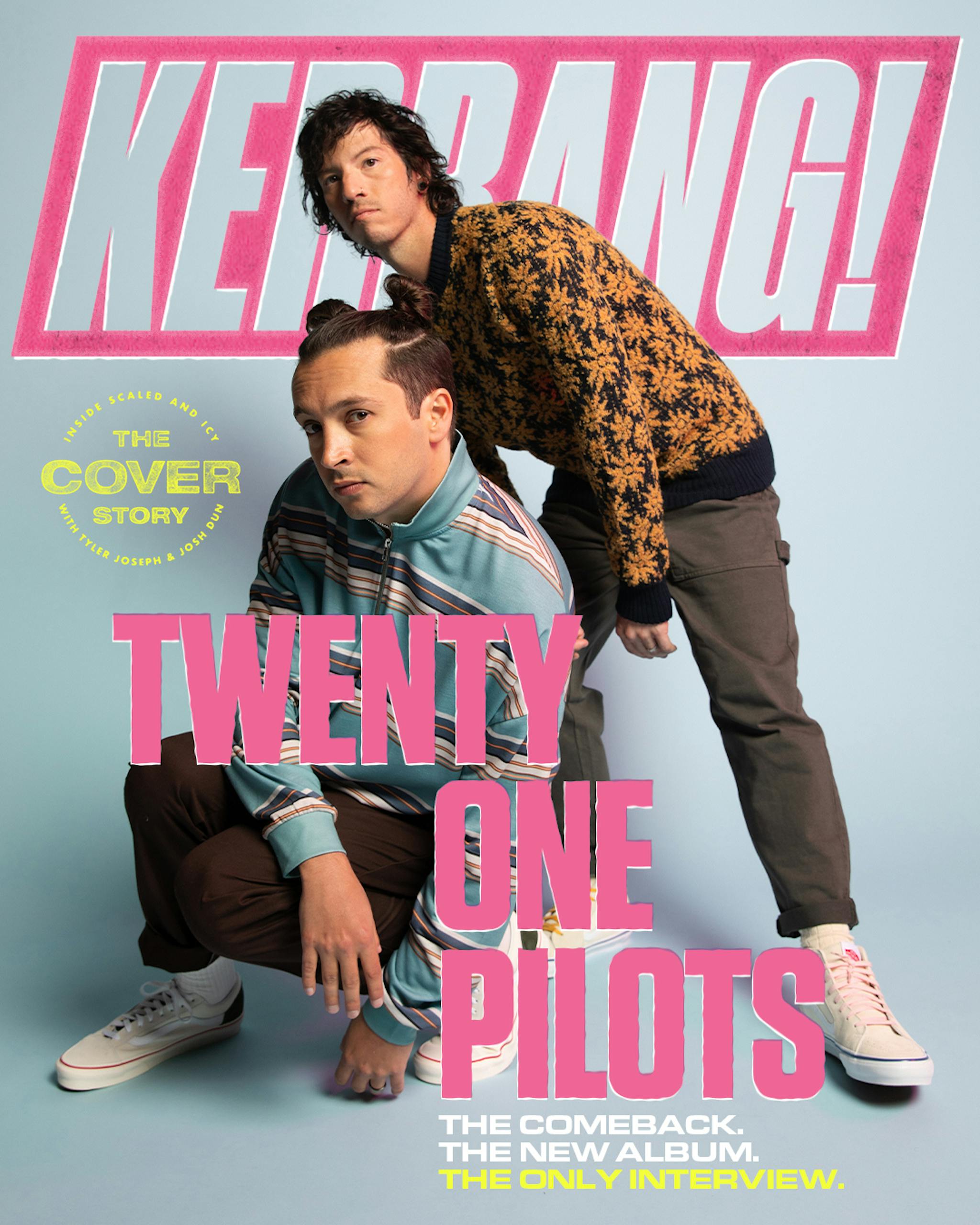 Twenty one pilots Kerrang Cover Story Scaled And Icy May 2021 cover
