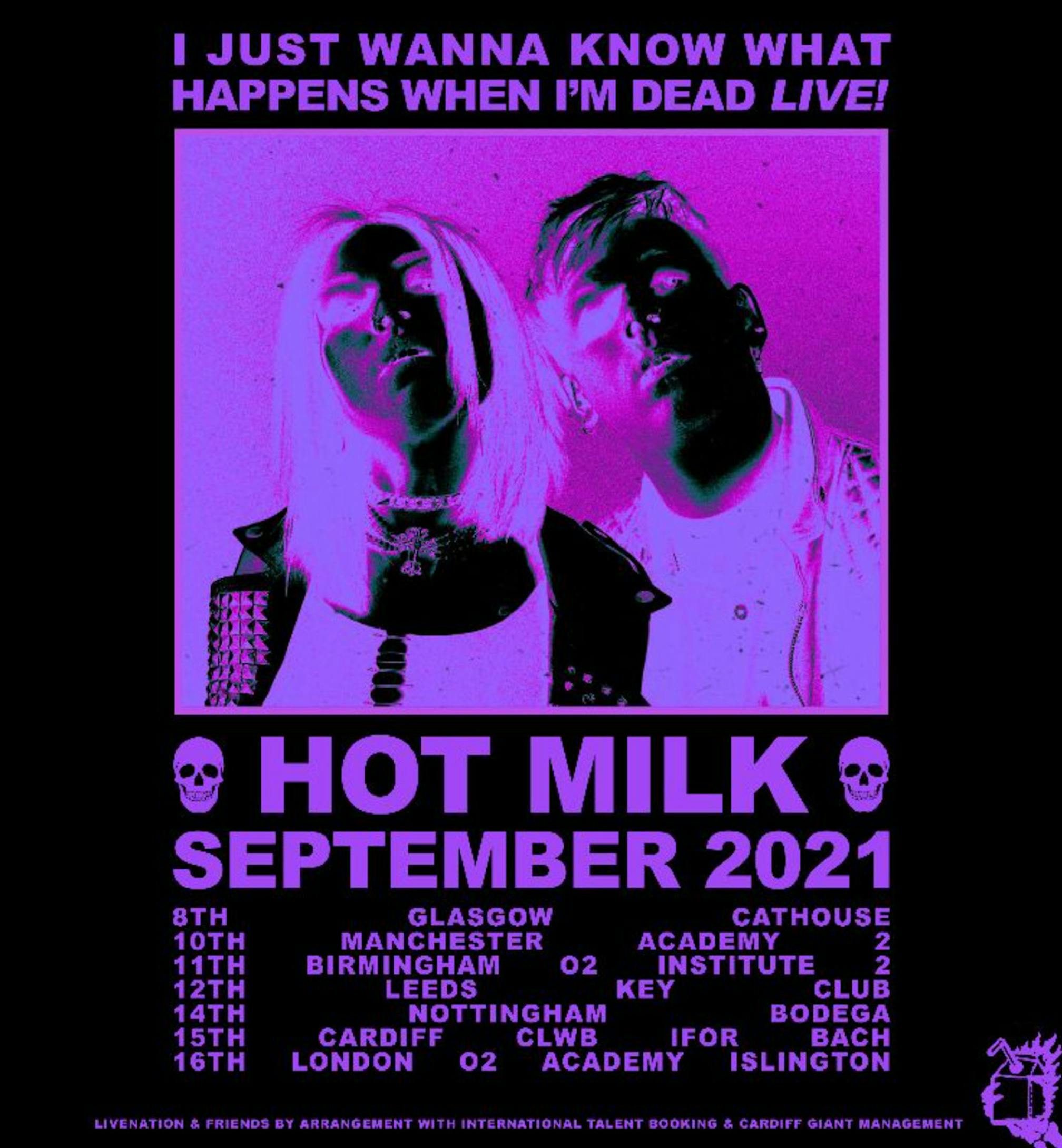 Hot Milk announce headline tour and new EP, I Just Wanna Know What