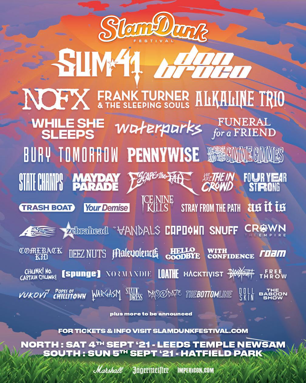 Slam Dunk Announce Frank Turner Alkaline Trio Funeral For A Friend And More Kerrang Slam Dunk Announce Frank Turner Alkaline Trio Funeral For A Friend And More Kerrang