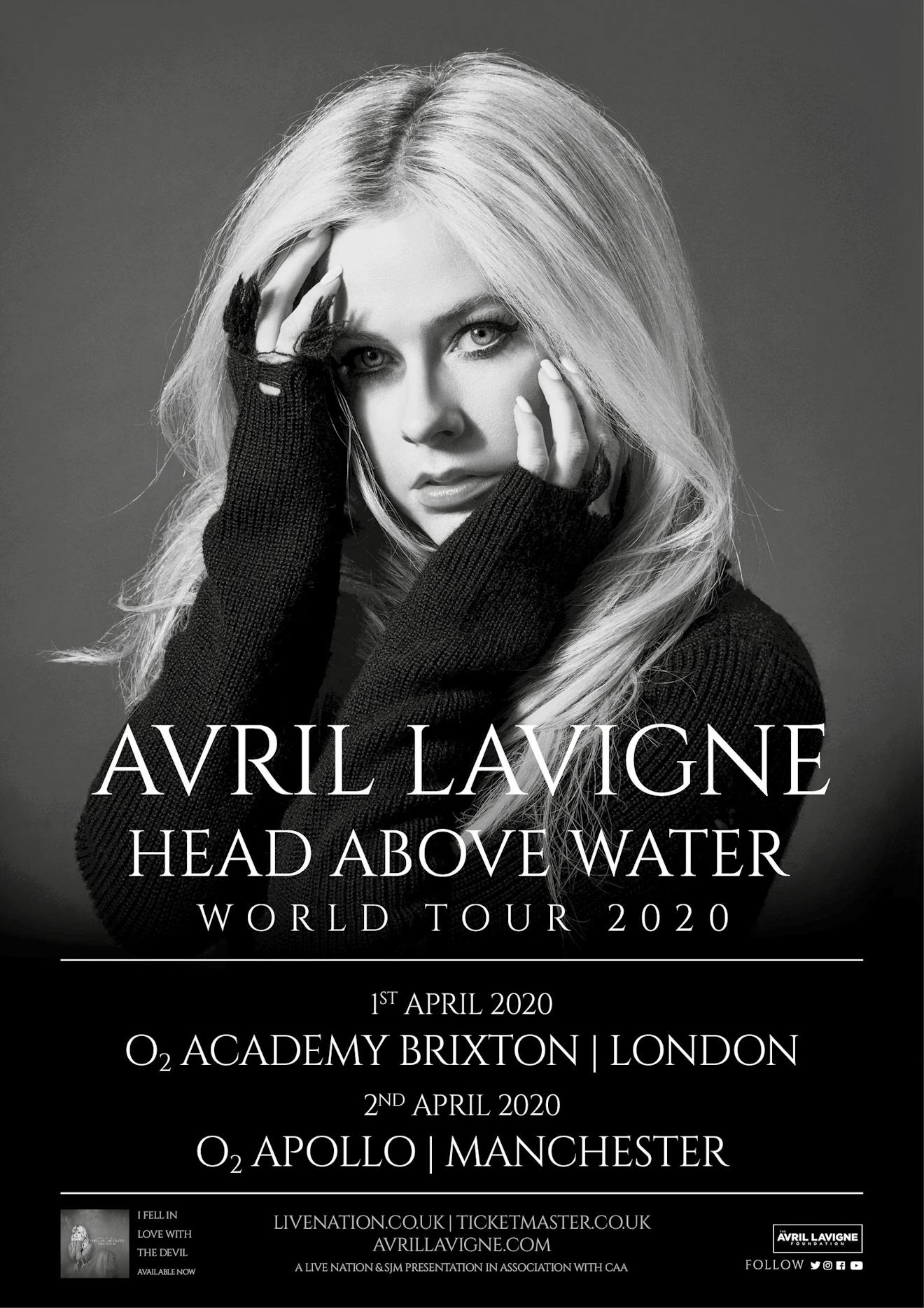 Avril Lavigne Has Announced A 2020 World Tour – Including UK Shows