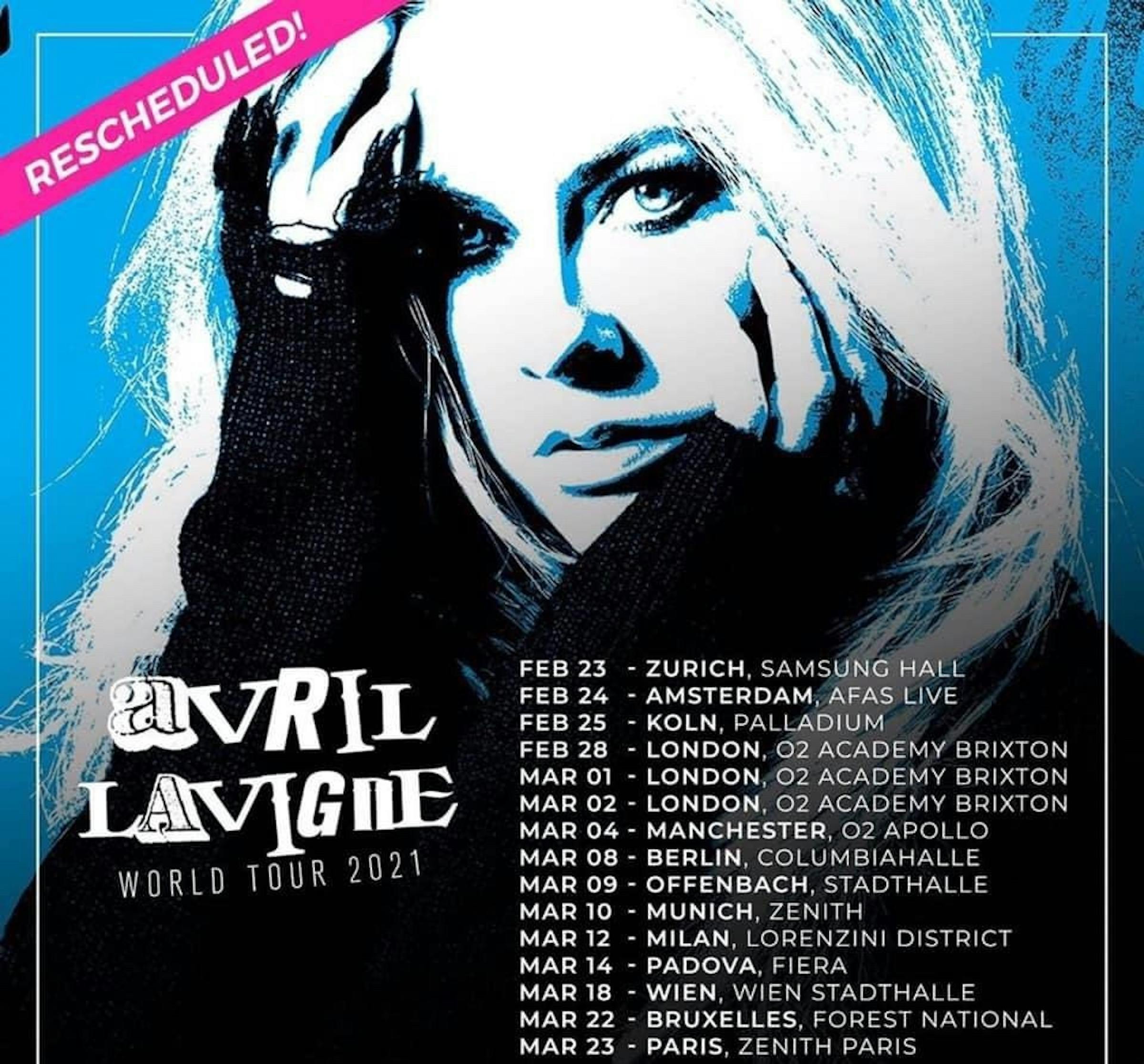 Avril Lavigne Announces Rescheduled UK And European Tour — Kerrang!