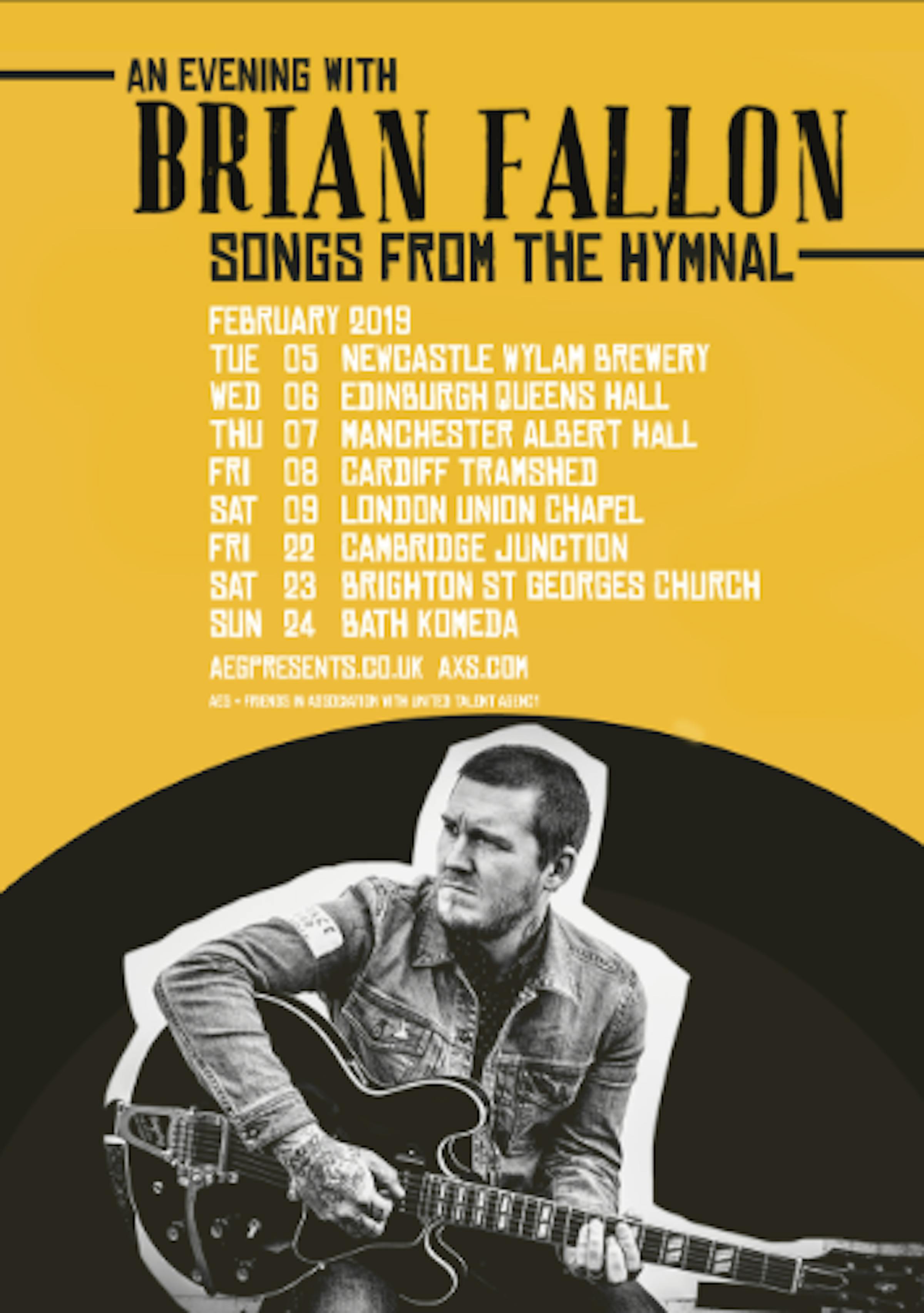 Brian Fallon Announces Solo Acoustic Tour — Kerrang!