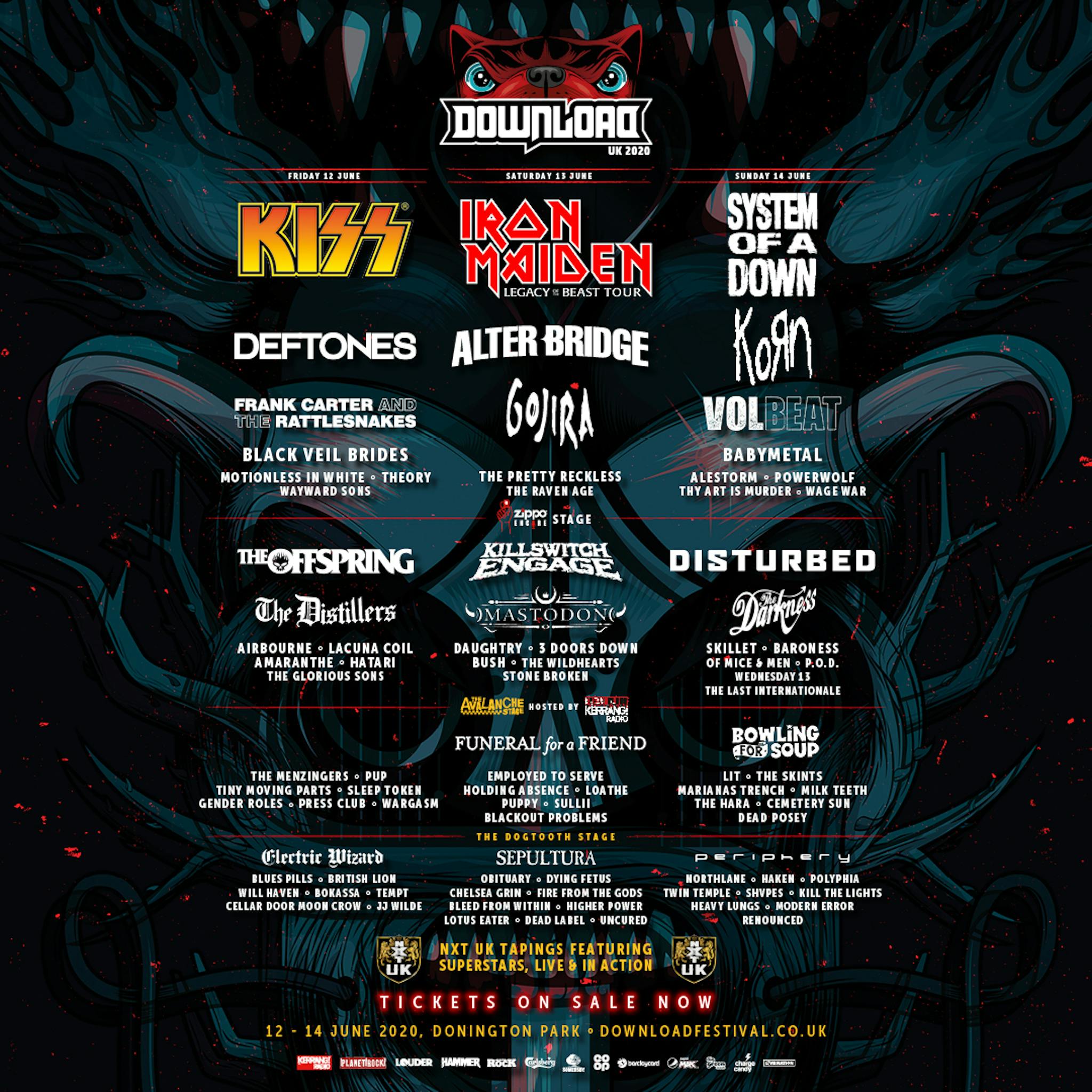 Download Festival 2020 Updated February 1