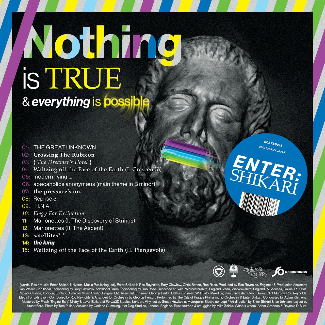 Enter Shikari Nothing Is True album cover Enter Shikari Nothing Is True album cover