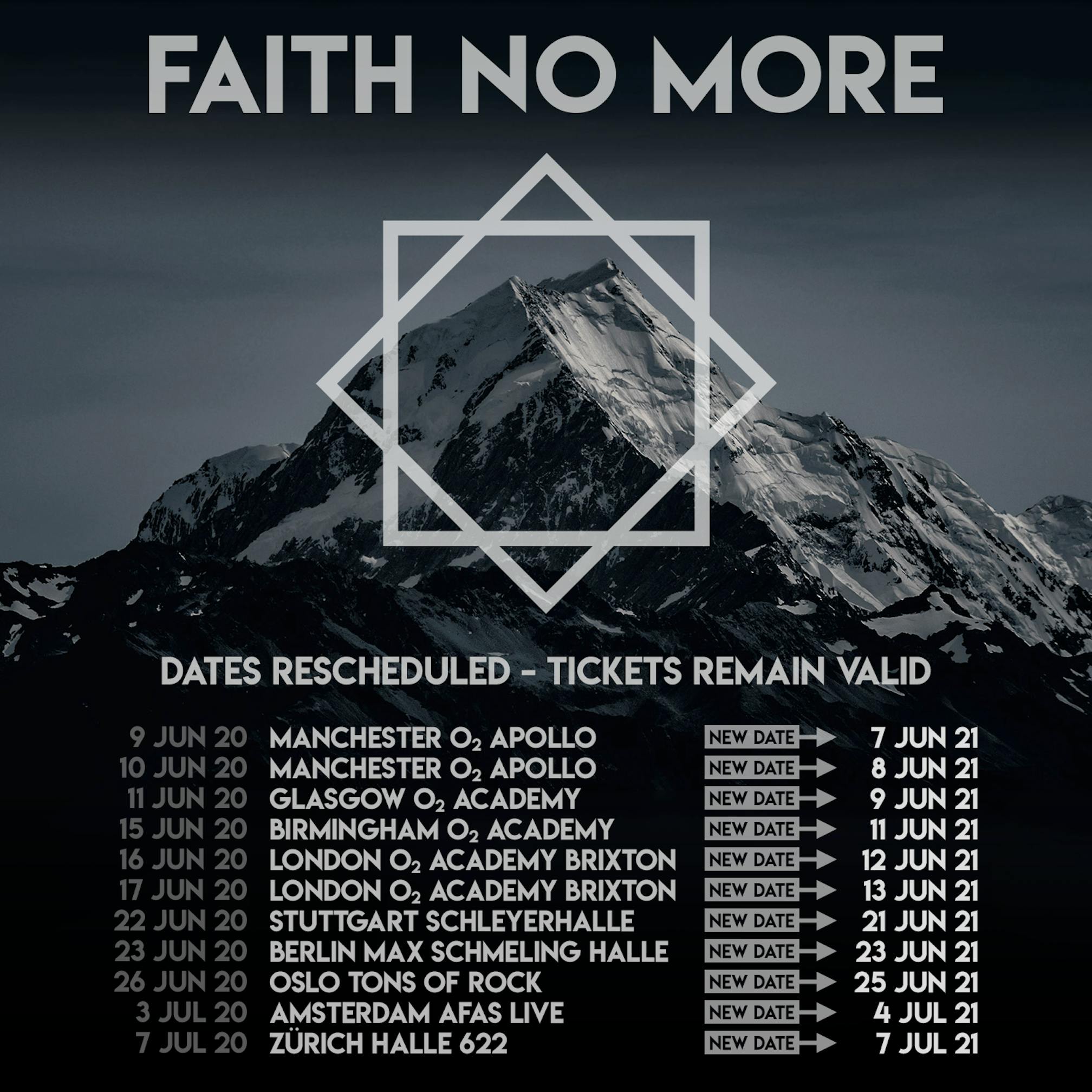 Faith No More Announce Rescheduled European Tour Dates — Kerrang!