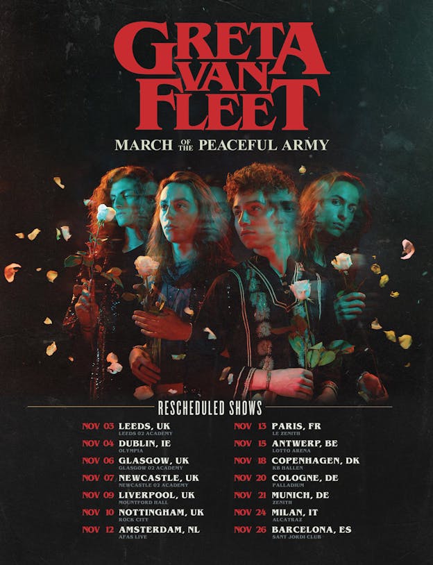greta van fleet tour dates