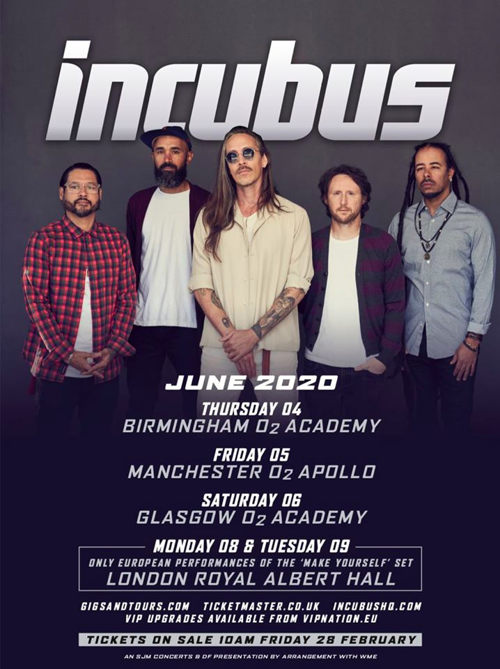 Incubus 2025 Tour Setlist - Randa Georgie