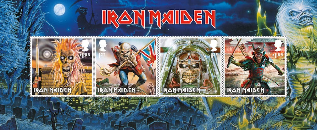 Royal Mail pay tribute to Iron Maiden with 12 special… | Kerrang!