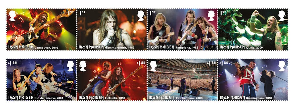 Royal Mail pay tribute to Iron Maiden with 12 special… | Kerrang!