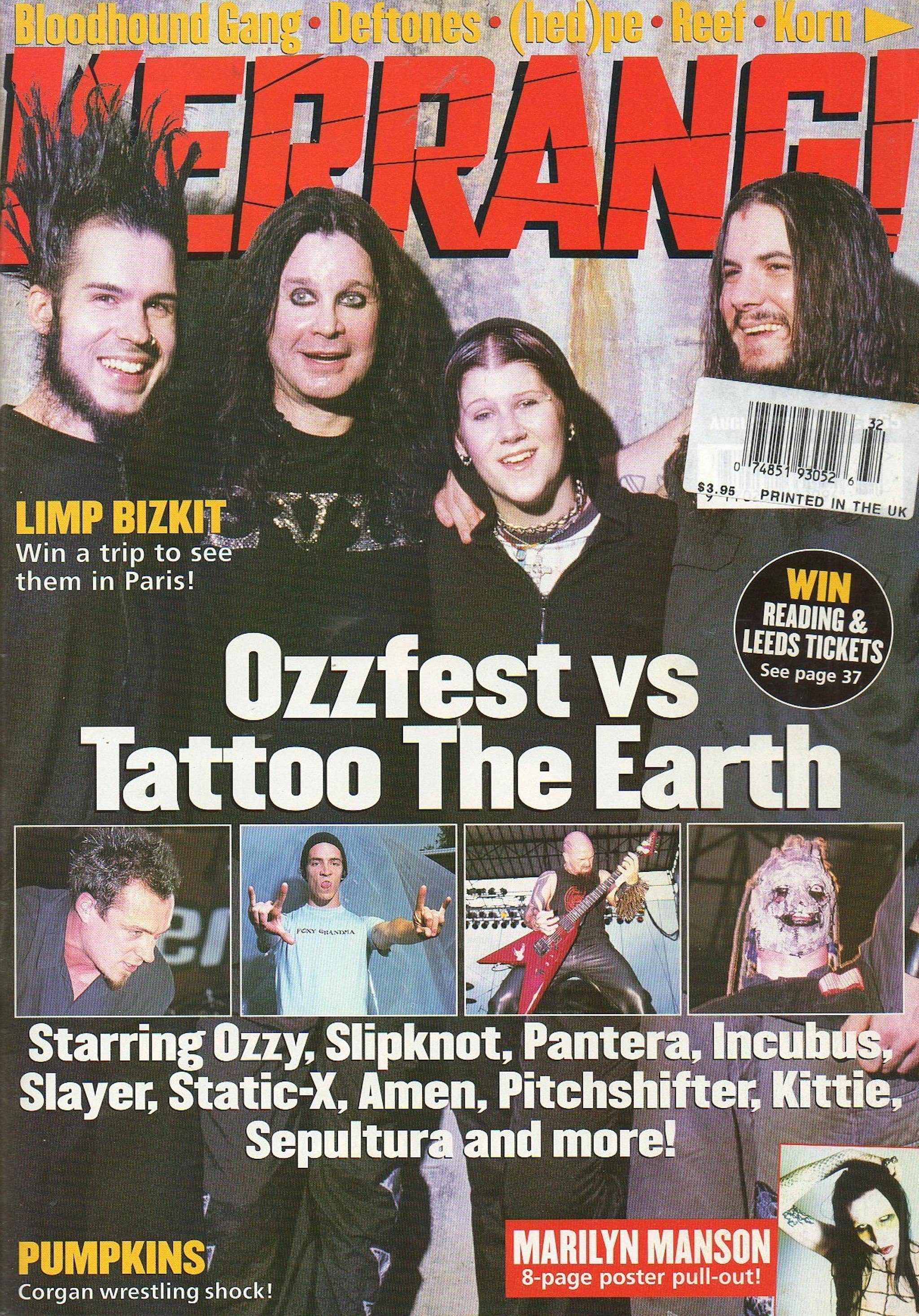 K Ozzfest Versus Tattoo The Earth