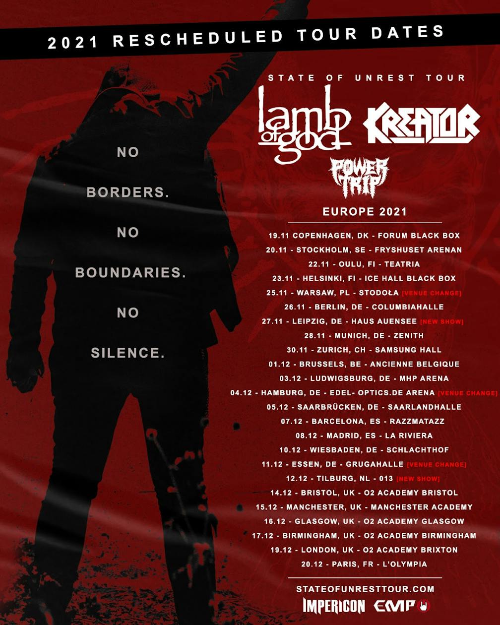 Lamb Of God Announce Rescheduled UK And European Tour Dates — Kerrang!