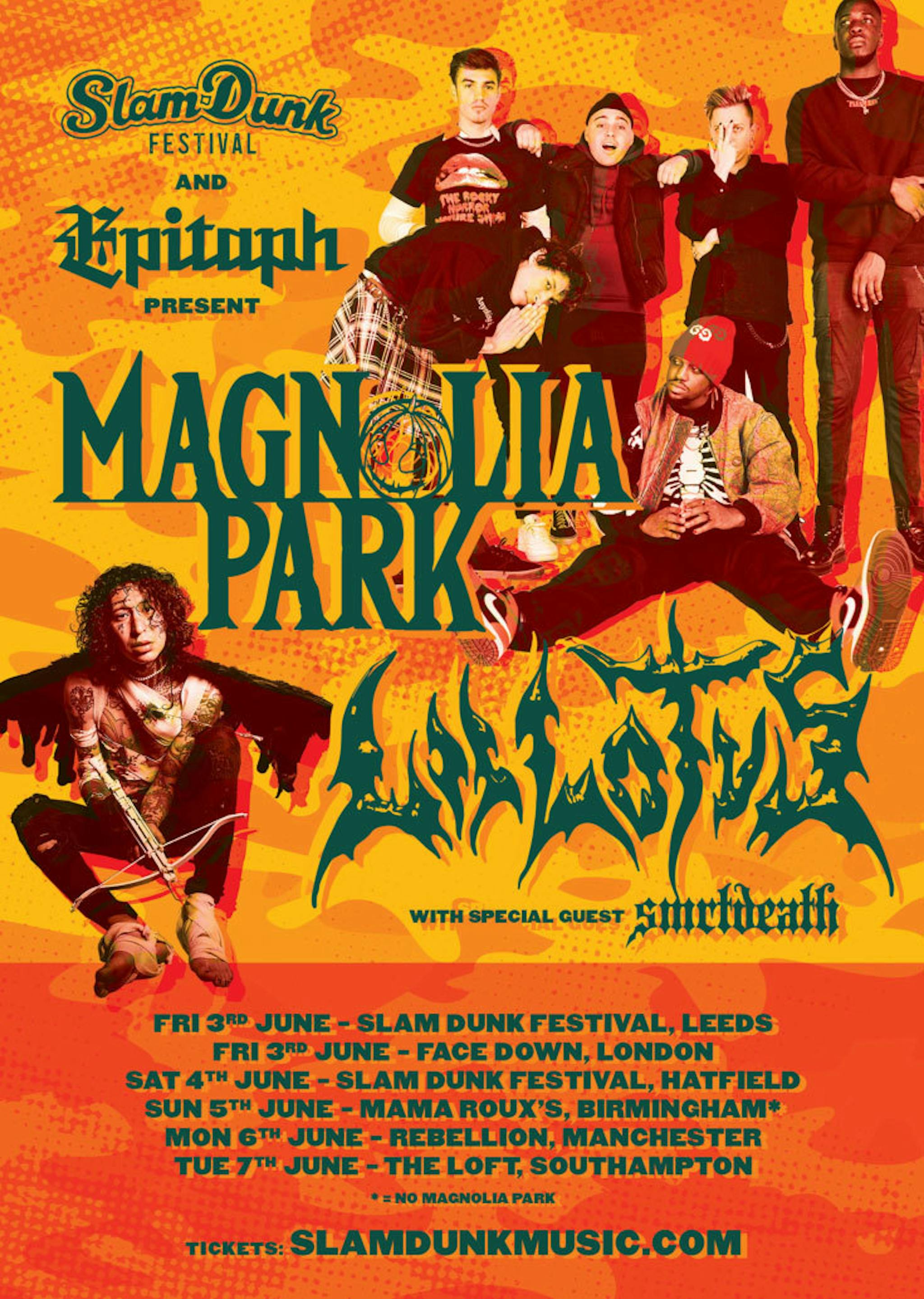 Lil Lotus Magnolia Park UK tour 2022