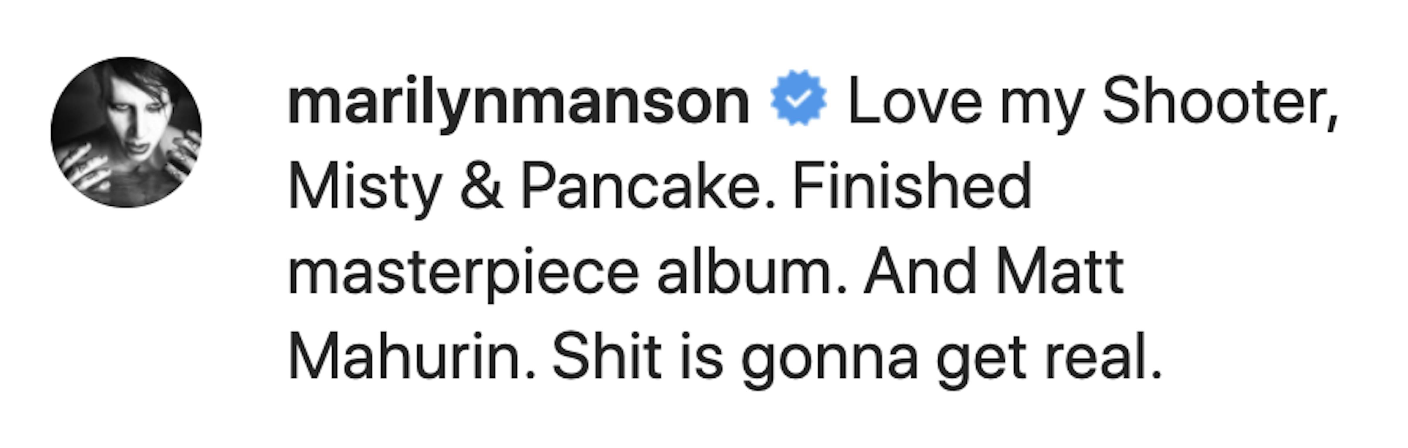 The New Marilyn Manson Album Is "Finished" And A "Masterpiece" — Kerrang!