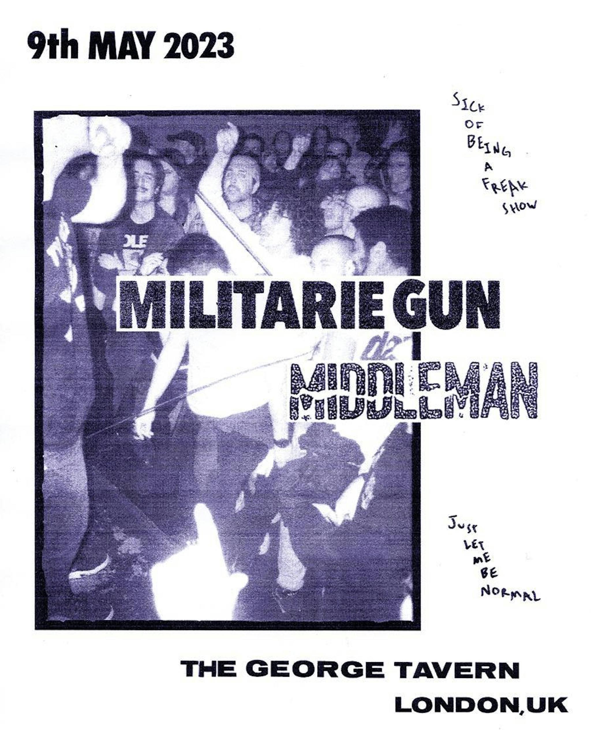 Militarie Gun London poster 2023