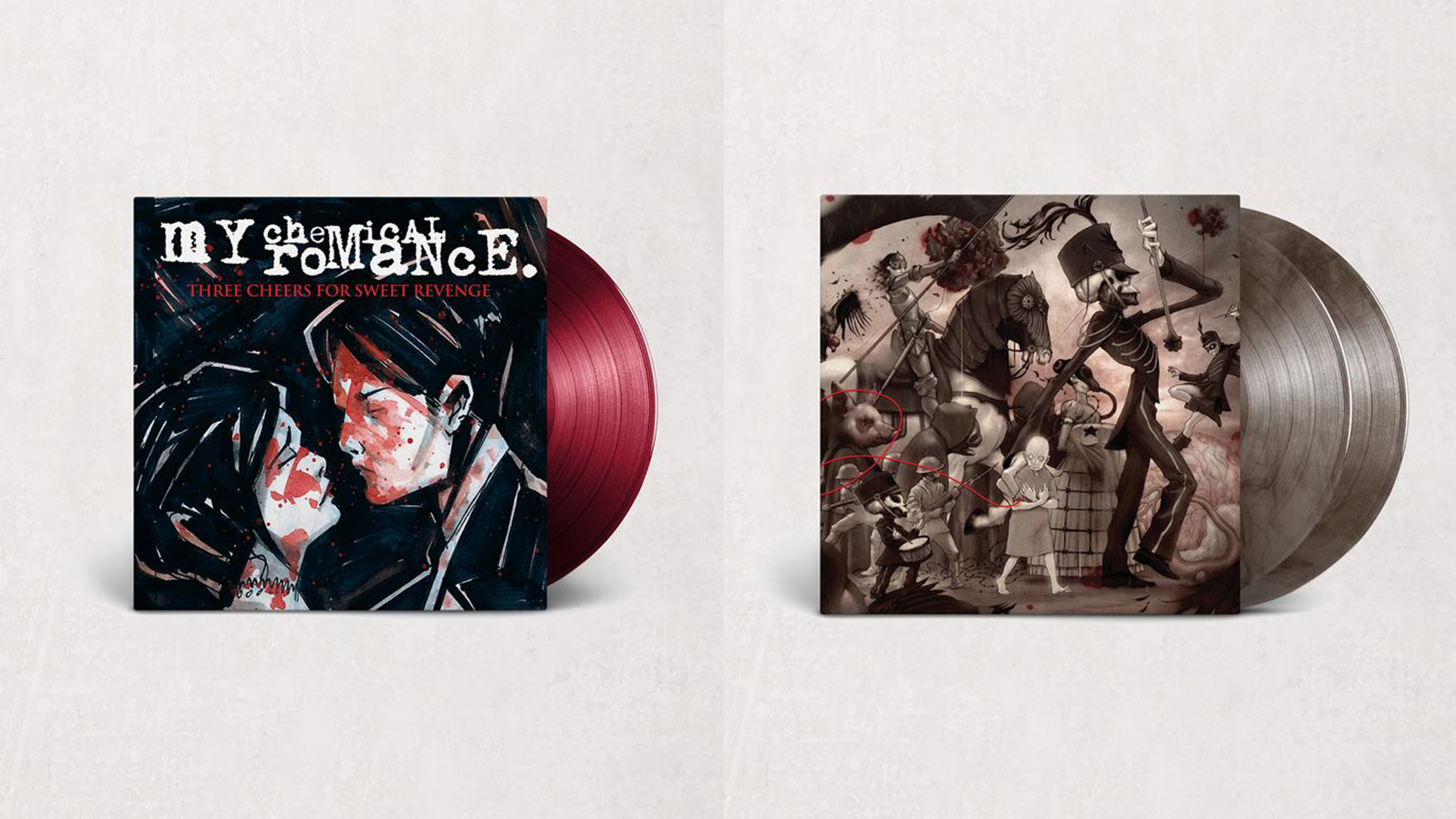 My Chemical Romance Release Exclusive Vinyl Colour Variants Of Three ...