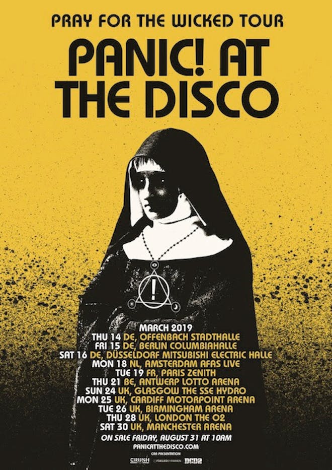 panicatthedisco tour