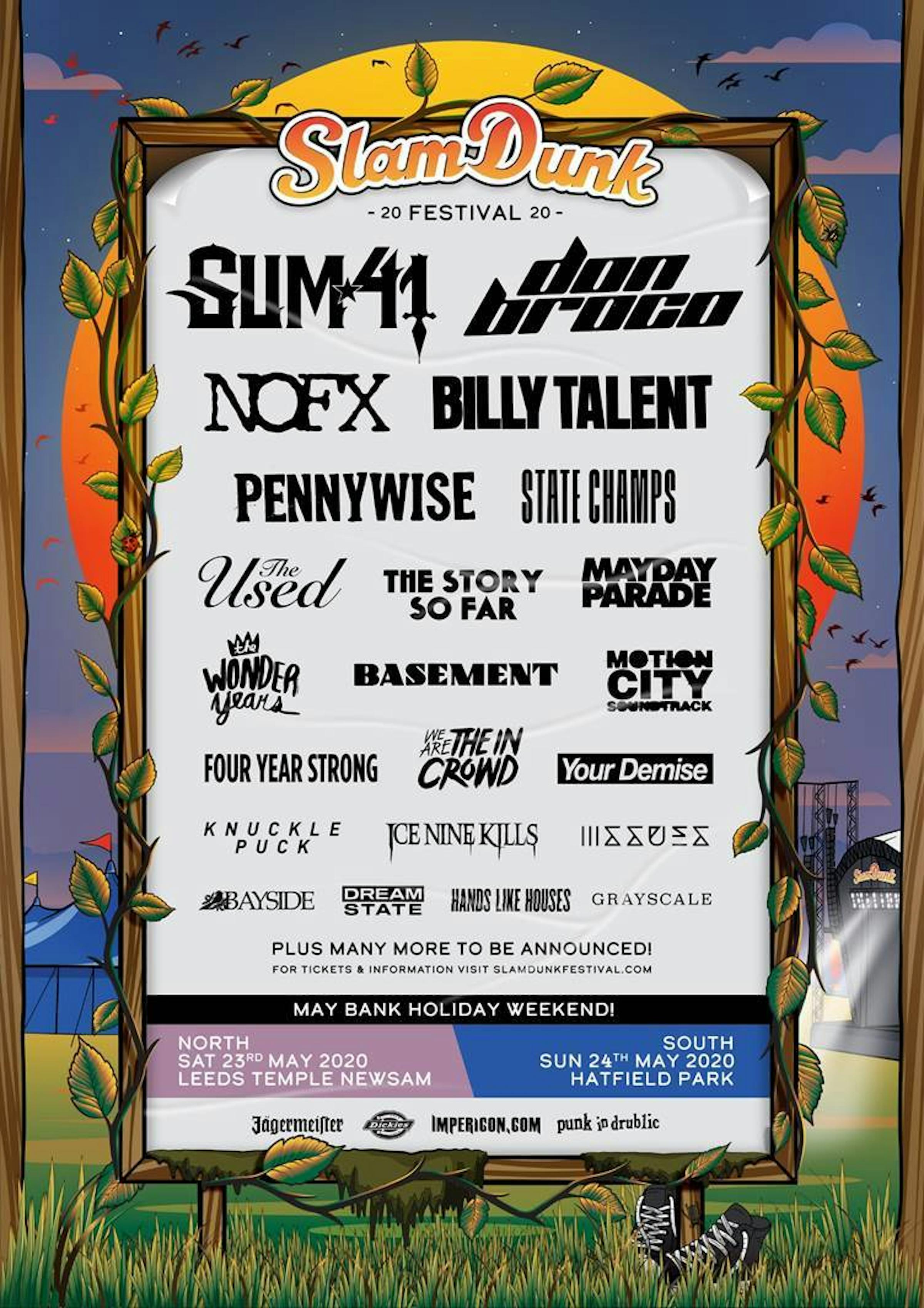 Sum 41, Billy Talent, NOFX And More Added To Slam Dunk Festival 2020 ...