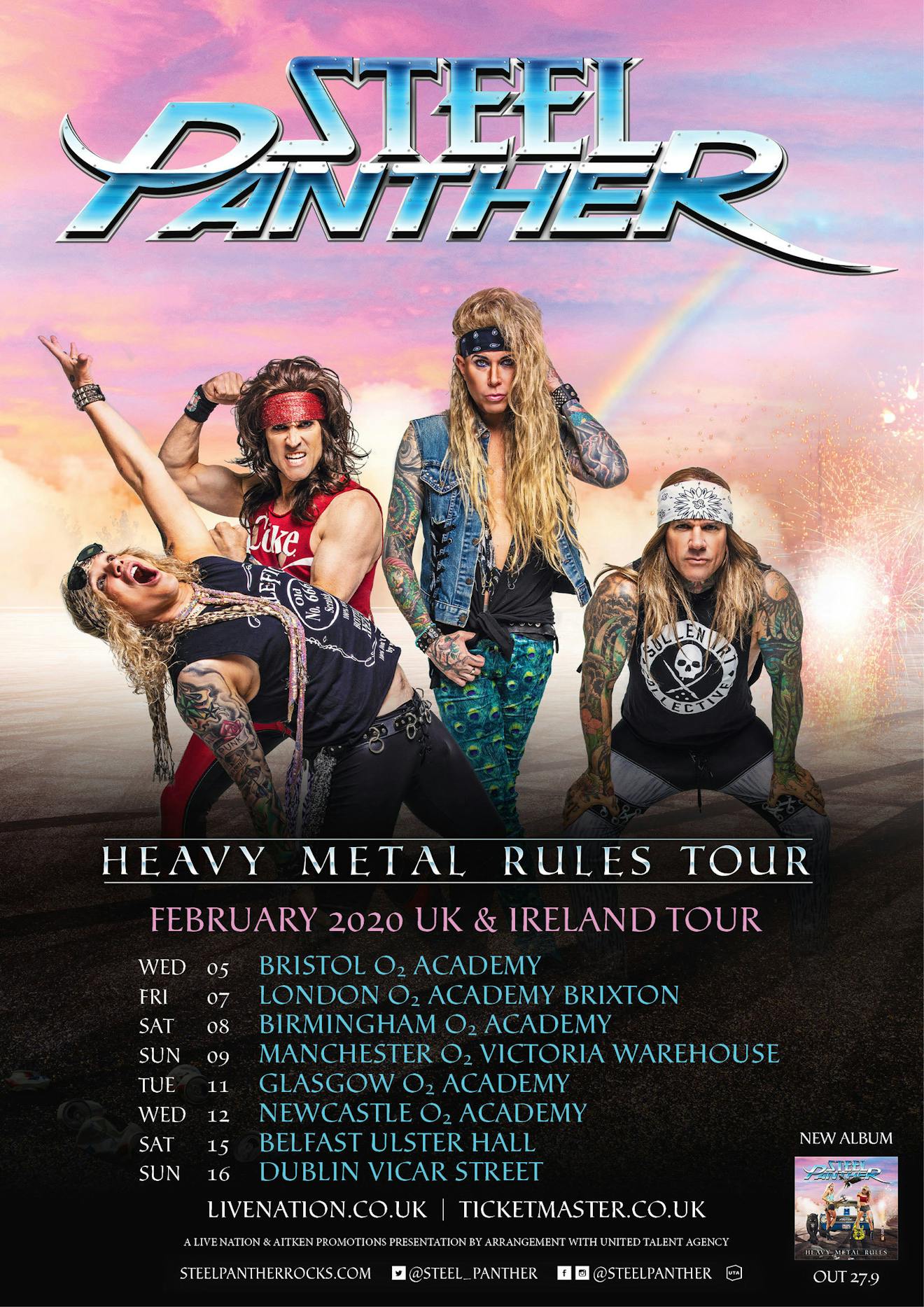 steel panther tour opening act