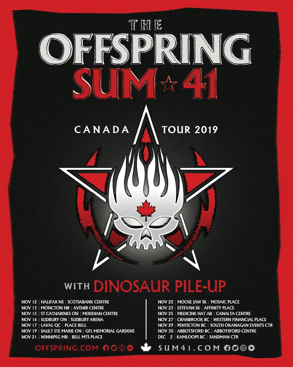 sum 41 and offspring tour