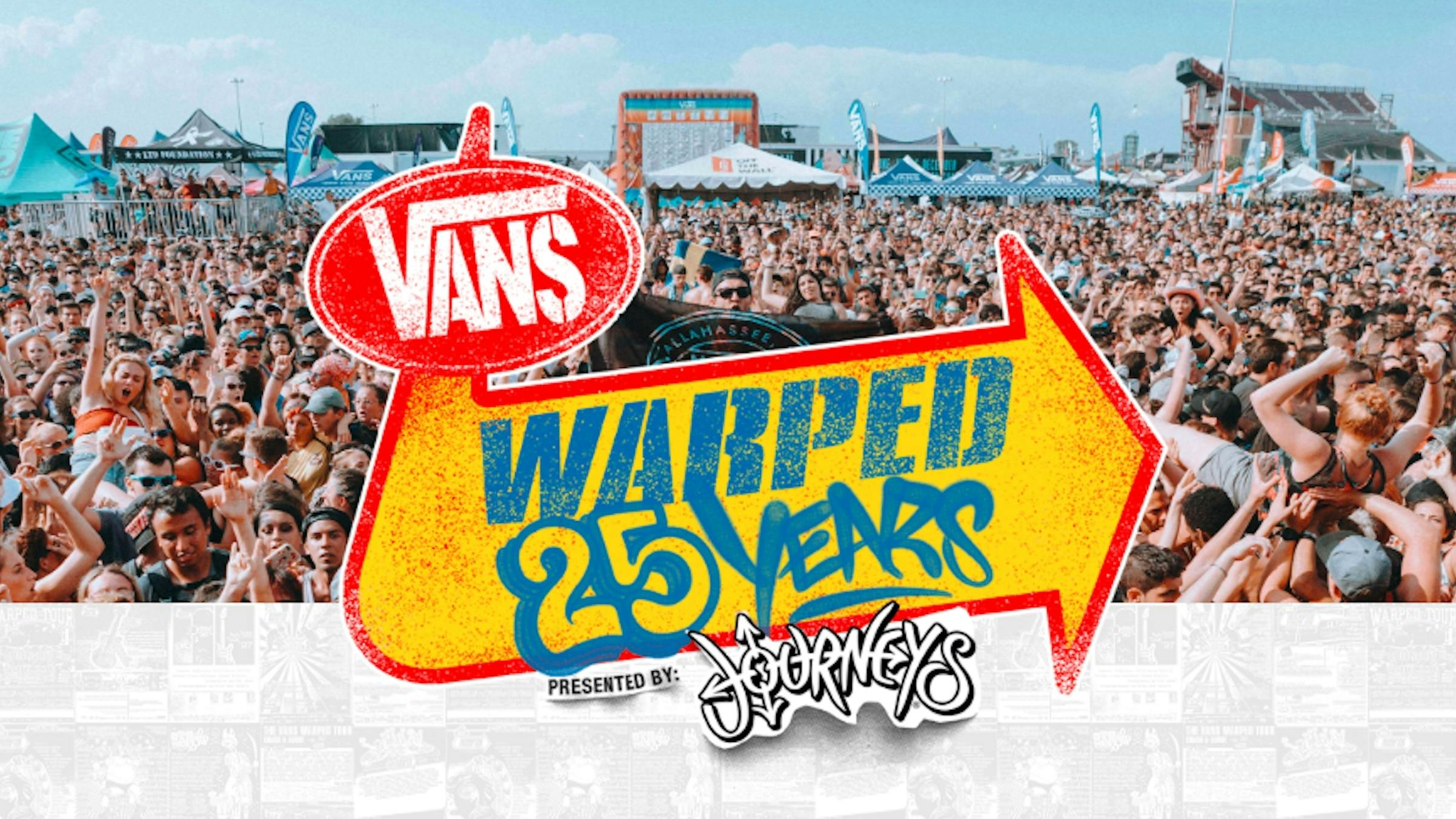 Warped Tour Announces Full LineUp For 25th Anniversary Festivals