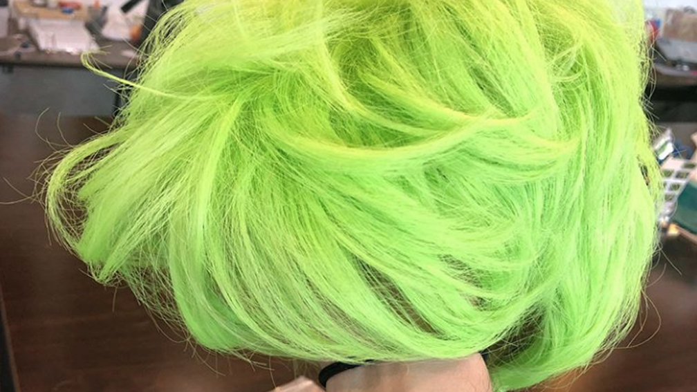 Waterparks Are Selling Bright Green Awsten Knight Wigs On Kerrang