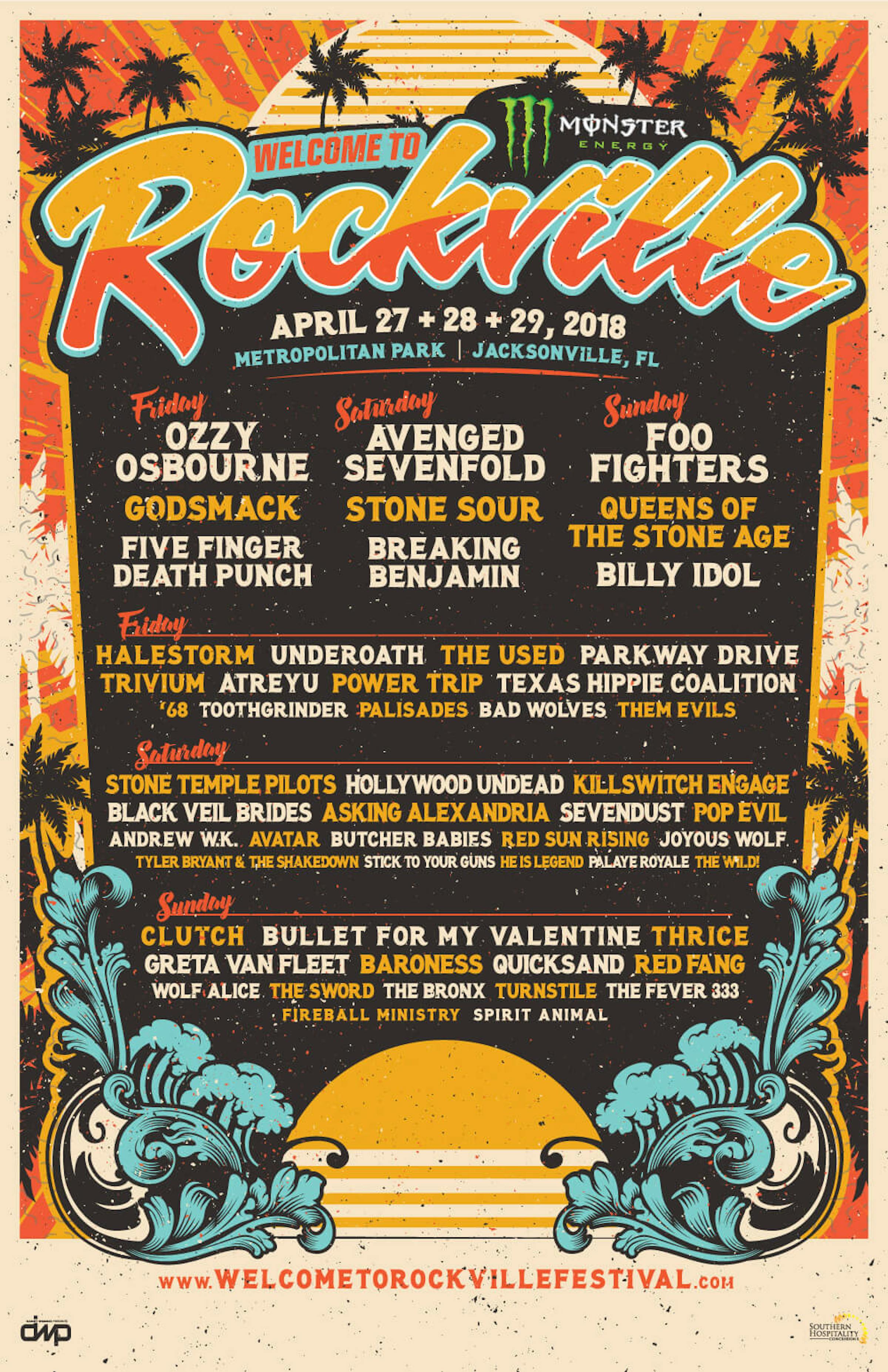 Welcome To Rockville 2018 Stage Times Announced — Kerrang!