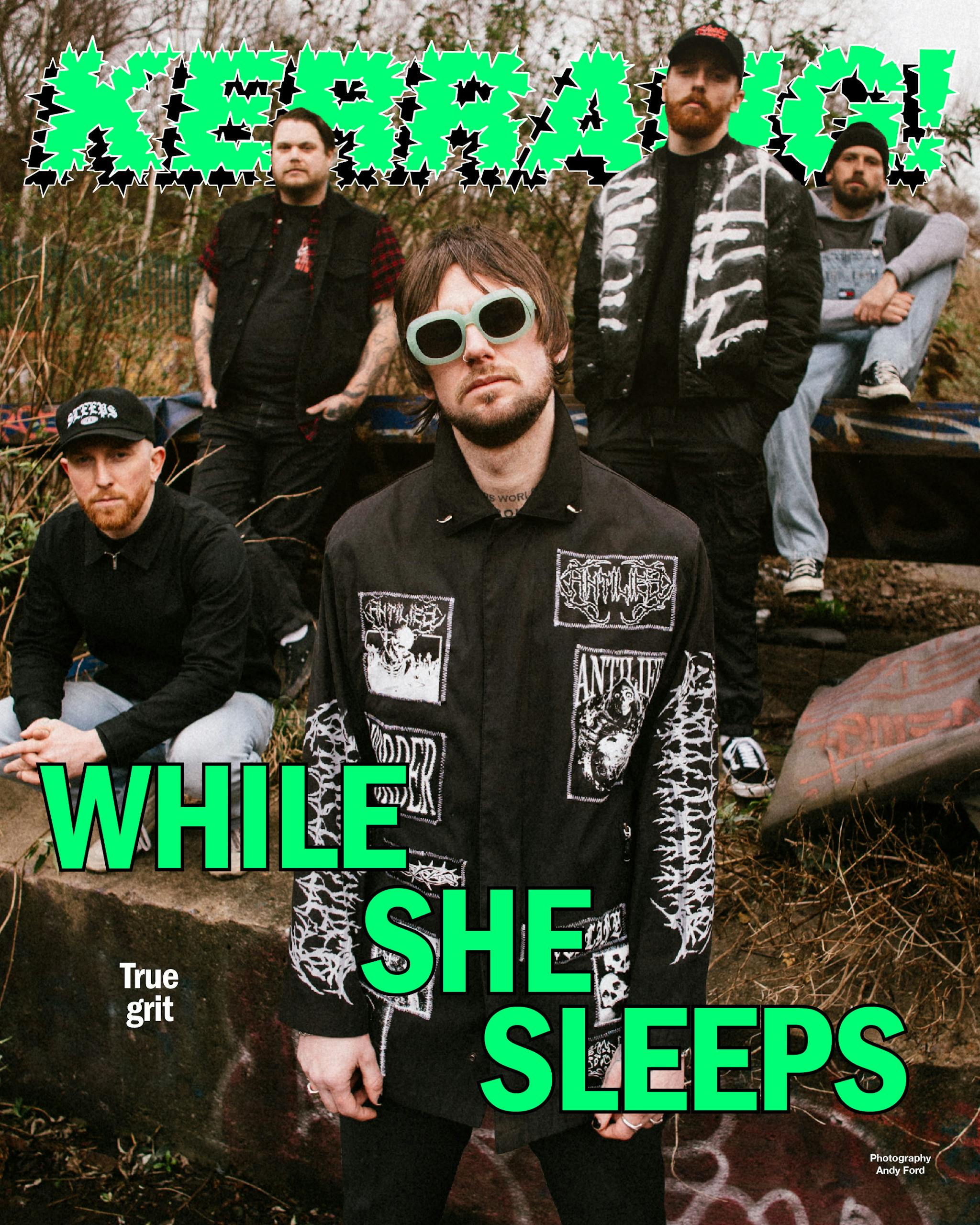 While She Sleeps Kerrang cover March 2024 credit Andy Ford