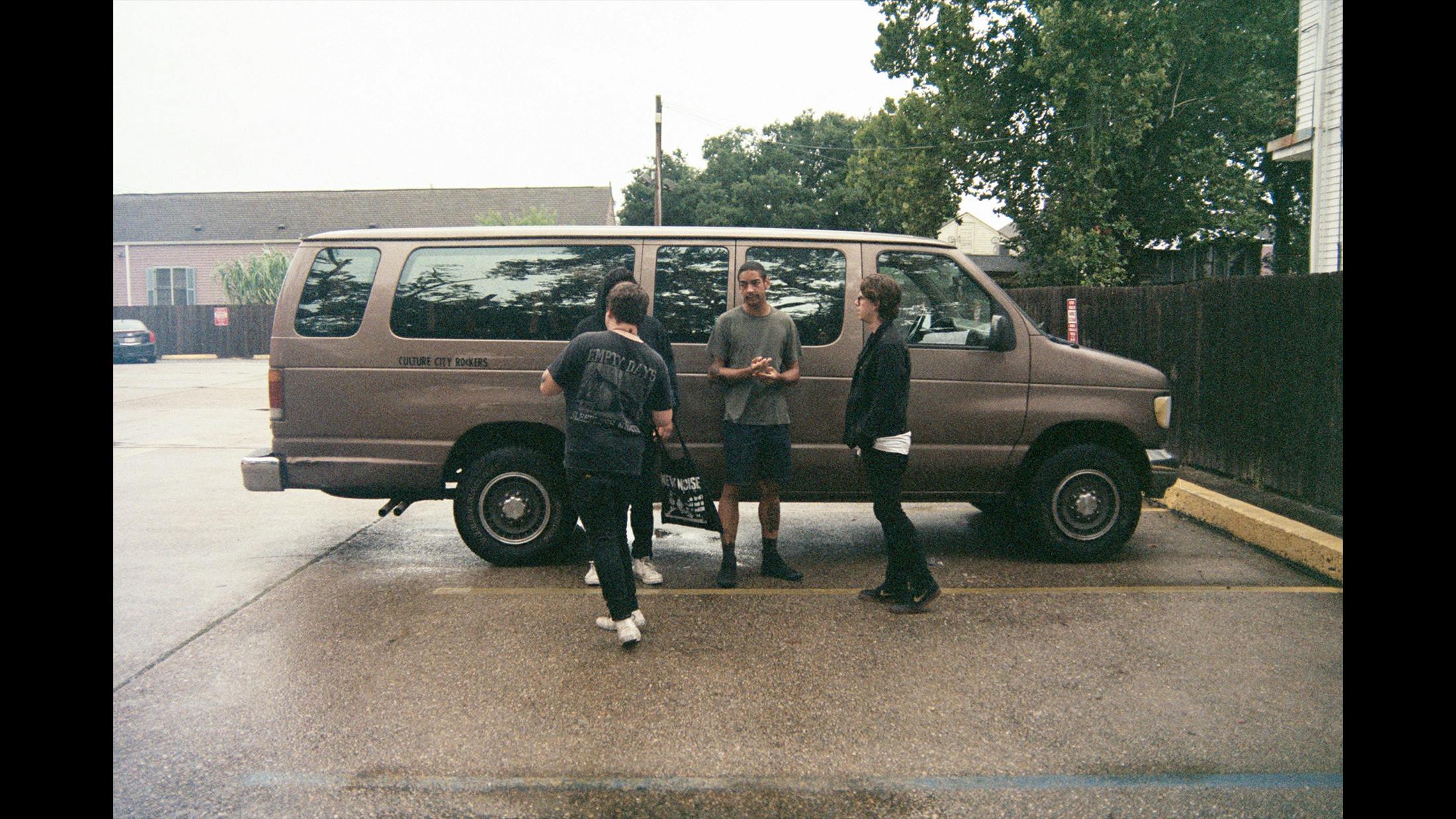 We were touring from SF to Atlanta to play Wrecking Ball Fest. It was a hell of a haul and we played a handful of shows on our way there in the most random places. We spent a couple days in New Orleans, crashing with our friend Gary from Eyehategod. Dave wanted to try turtle soup cause it's the local Nawlines cuisine. Gary told us a good spot to go, so we hung out in the parking lot for a second to smoke some weed before getting lunch. The restaurant was like a total family place and we were high as fuck trying to act normal, ordering turtle soup.