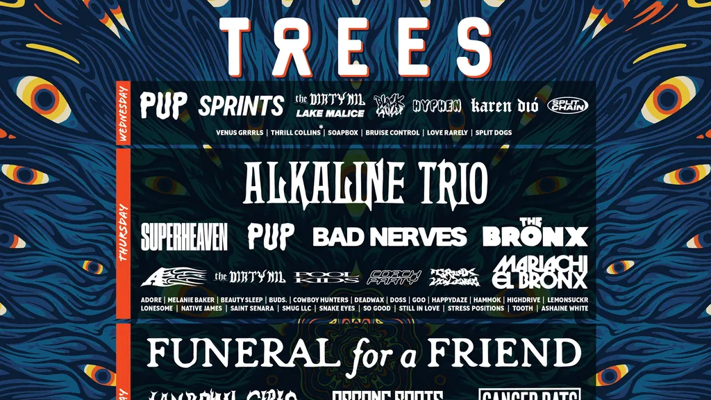 2000trees 2026 new additions Funeral For A Friend The Bronx Marmozets Militarie Gun The Scratch header