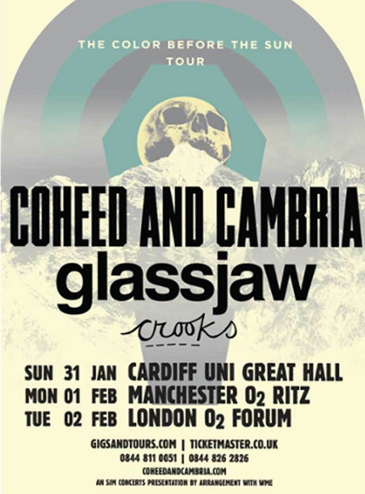 Coheed And Cambria And Glassjaw Are Coming To The UK