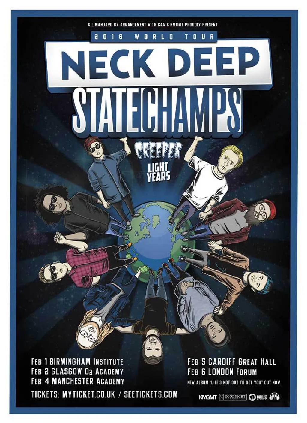 Neck Deep 2016 Tour