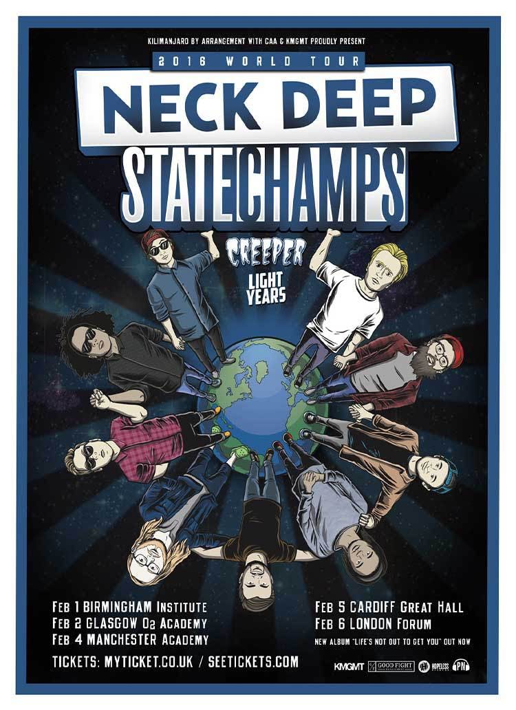 Neck Deep Confirm Headline Tour With State Champs