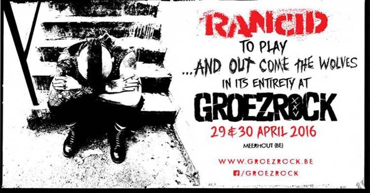 Rancid To Headline Groezrock Festival 2016