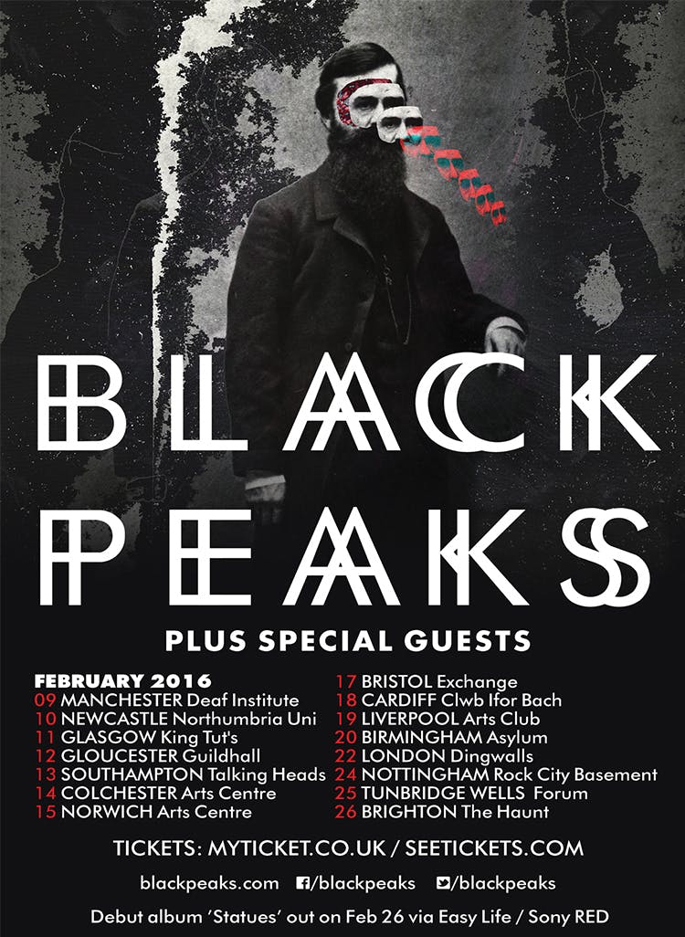 Black Peaks Announce 2016 UK Headline Tour