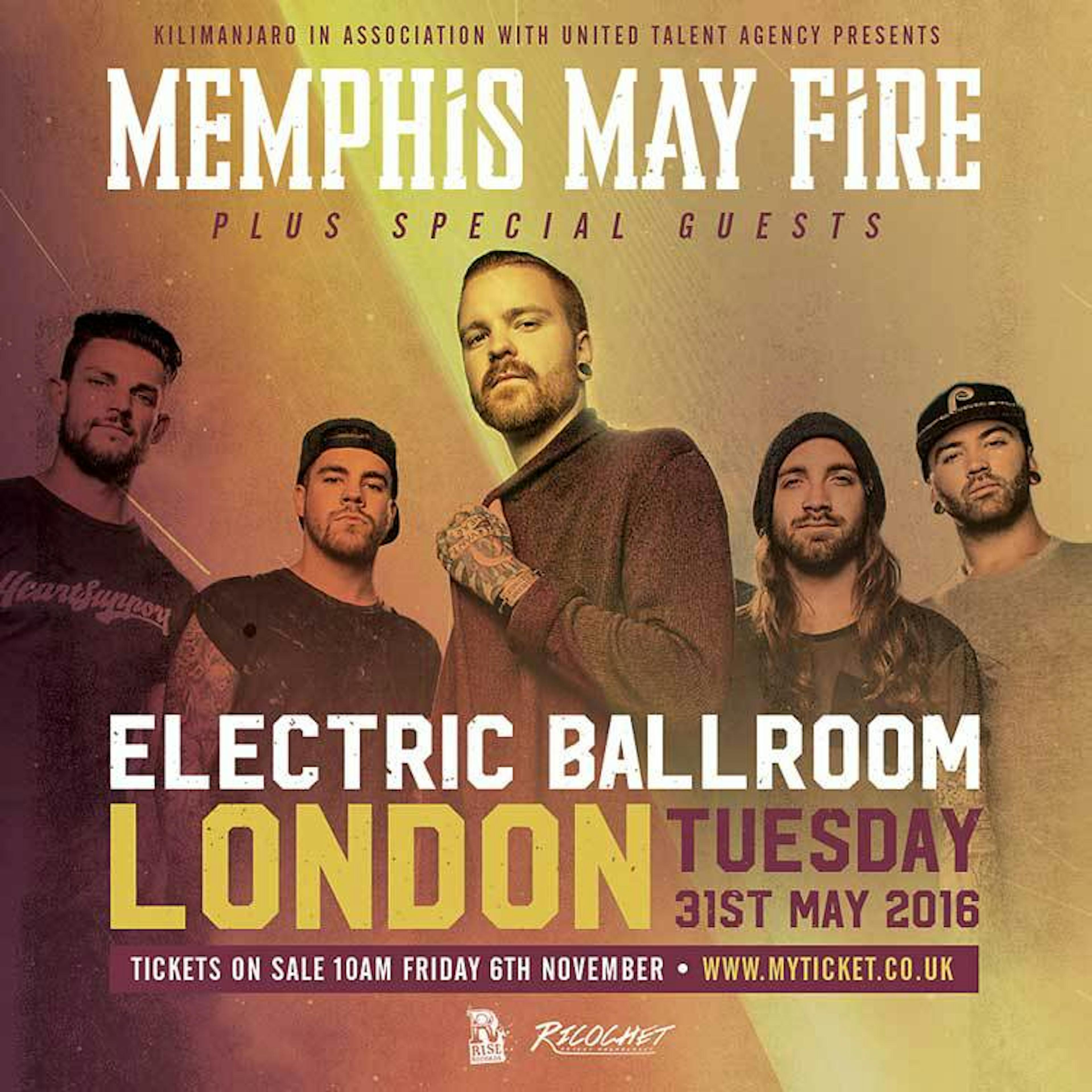 Memphis May Fire Announce One-Off UK Show