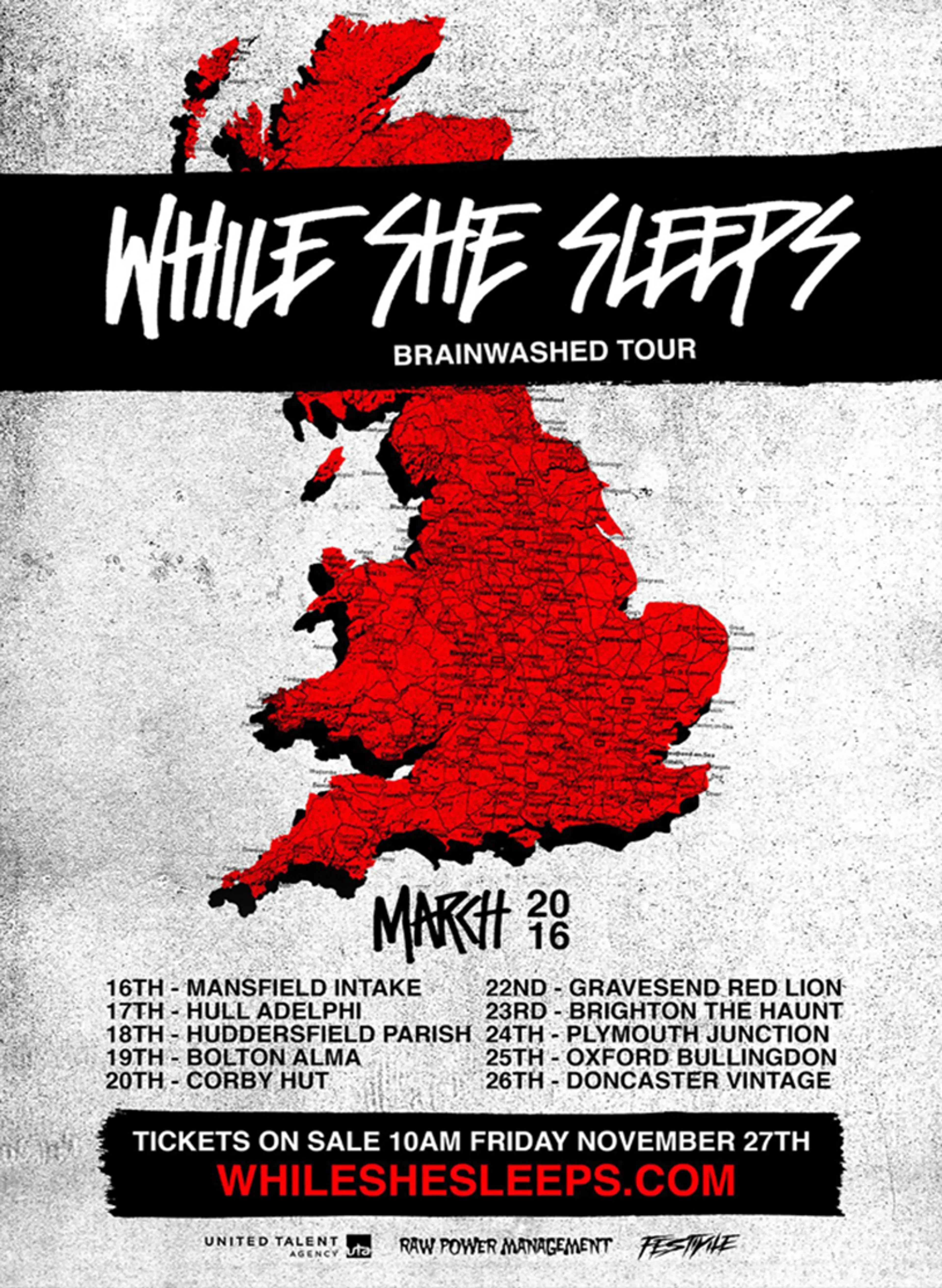 While She Sleeps Announce Intimate UK Tour