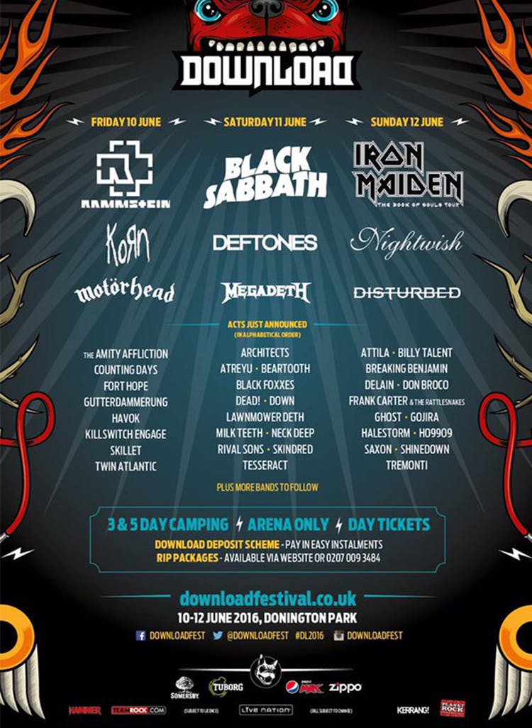 Download Festival Confirm 33 Bands In New Announcement