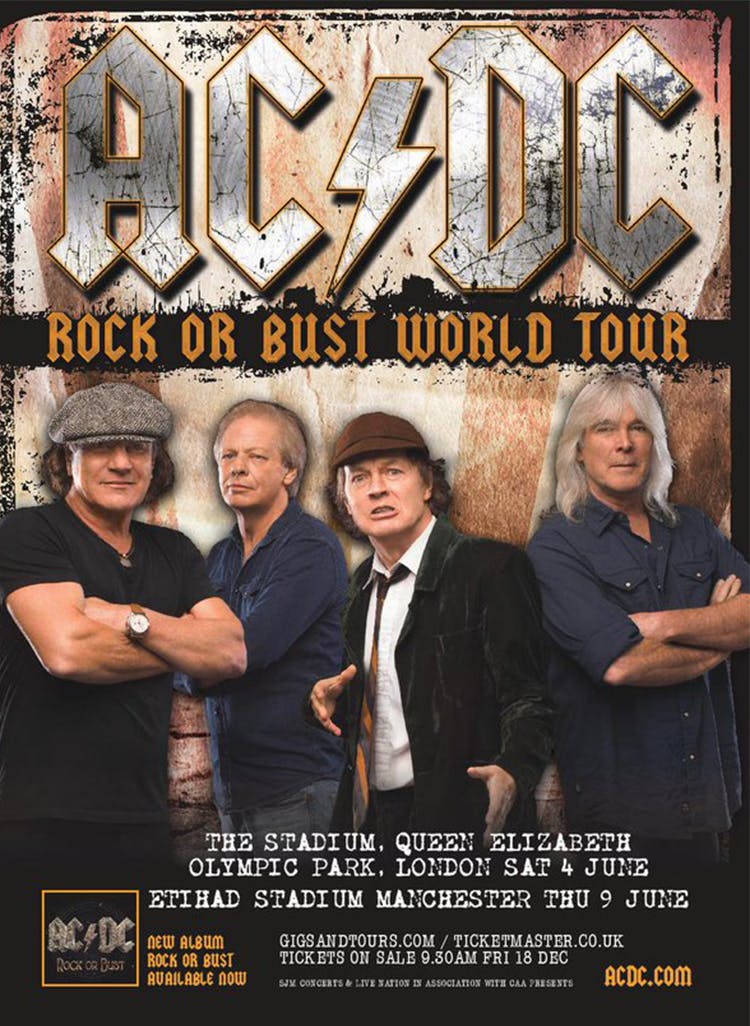 AC/DC Announce Two UK Stadium Shows