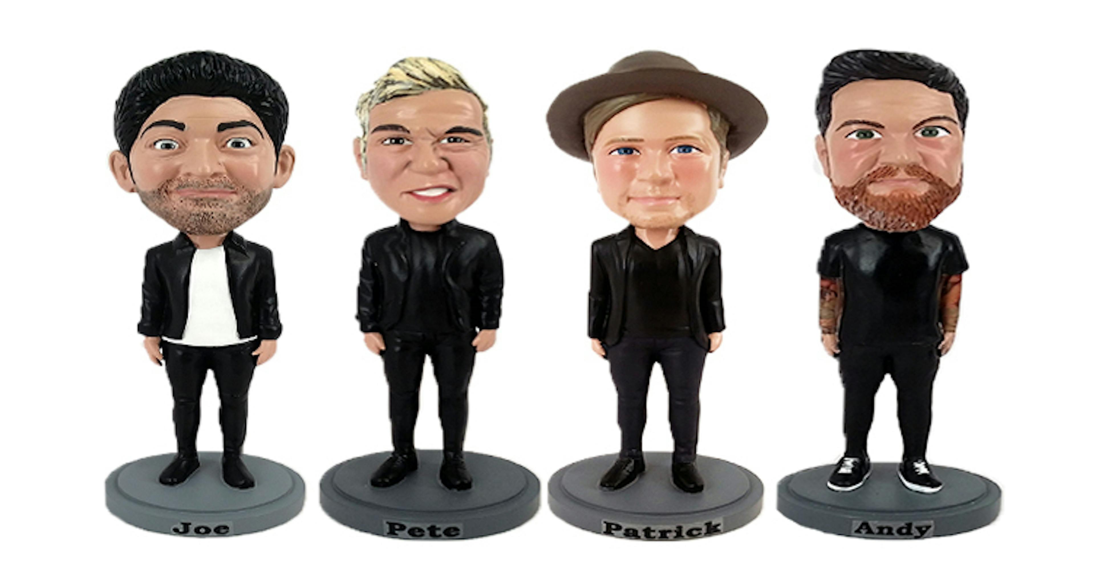 You Can Pre-Order Fall Out Boy Bobbleheads