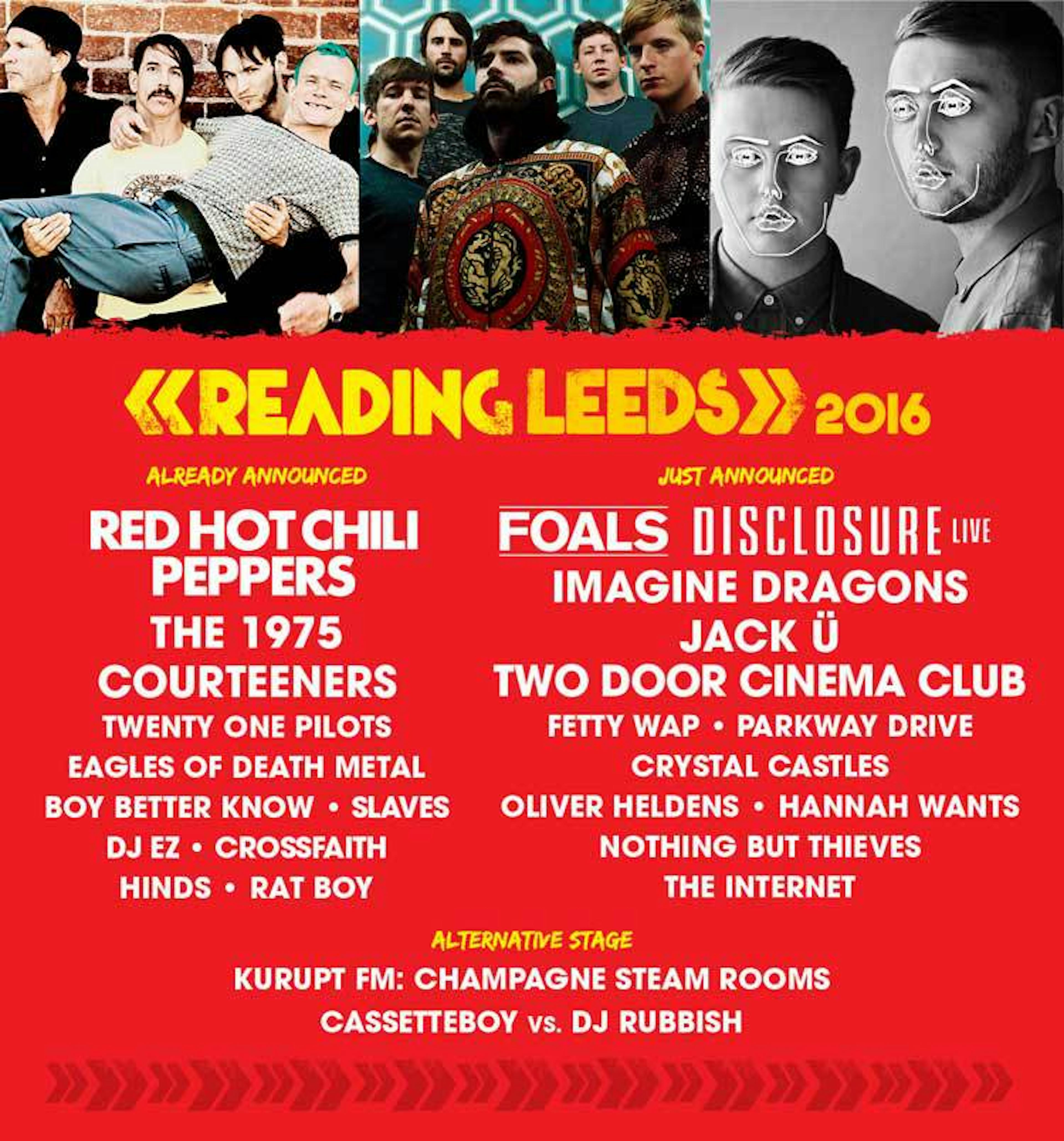 More Bands Announced For Reading & Leeds Festival 2016!
