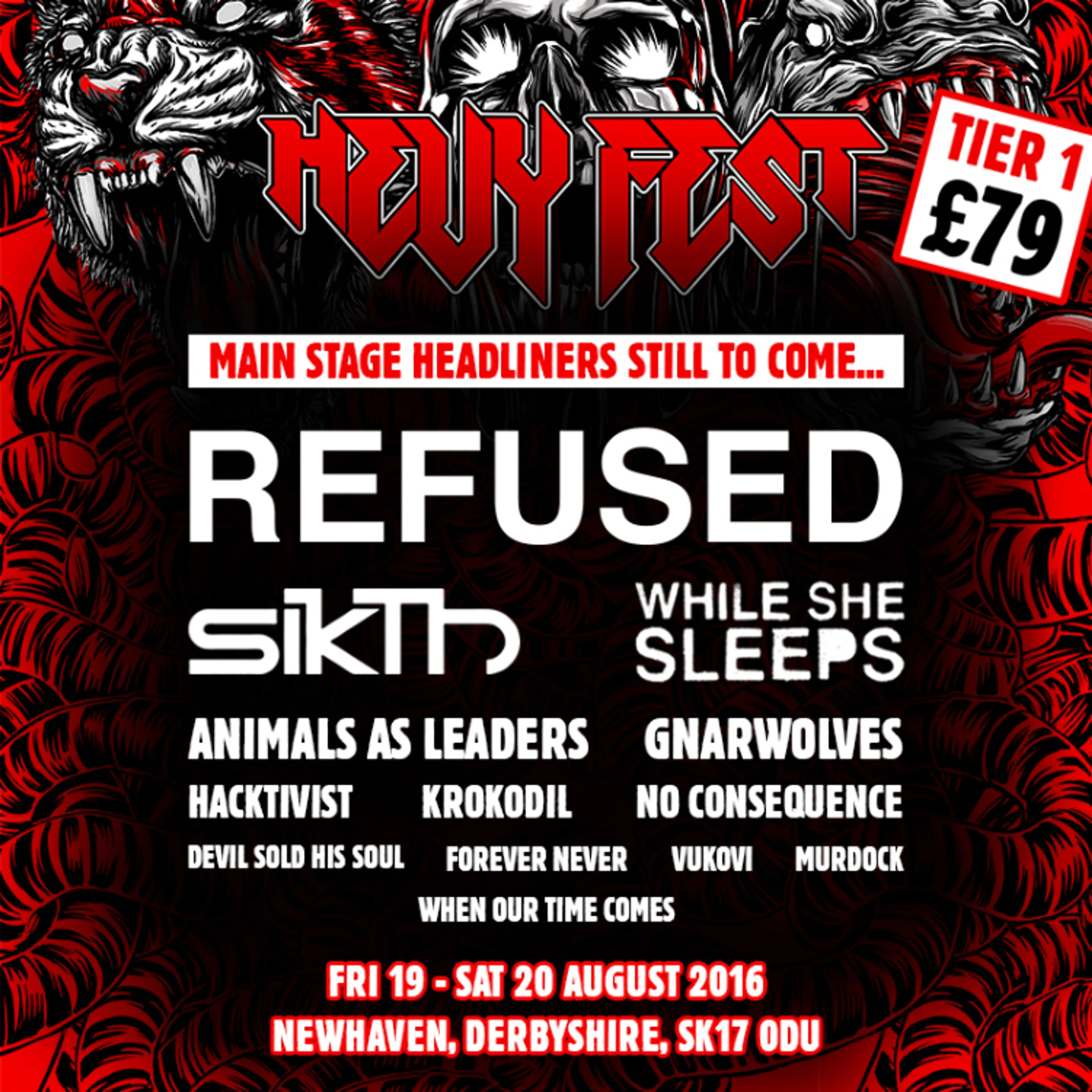 Hevy Fest 2016 Announces First Wave Of Bands