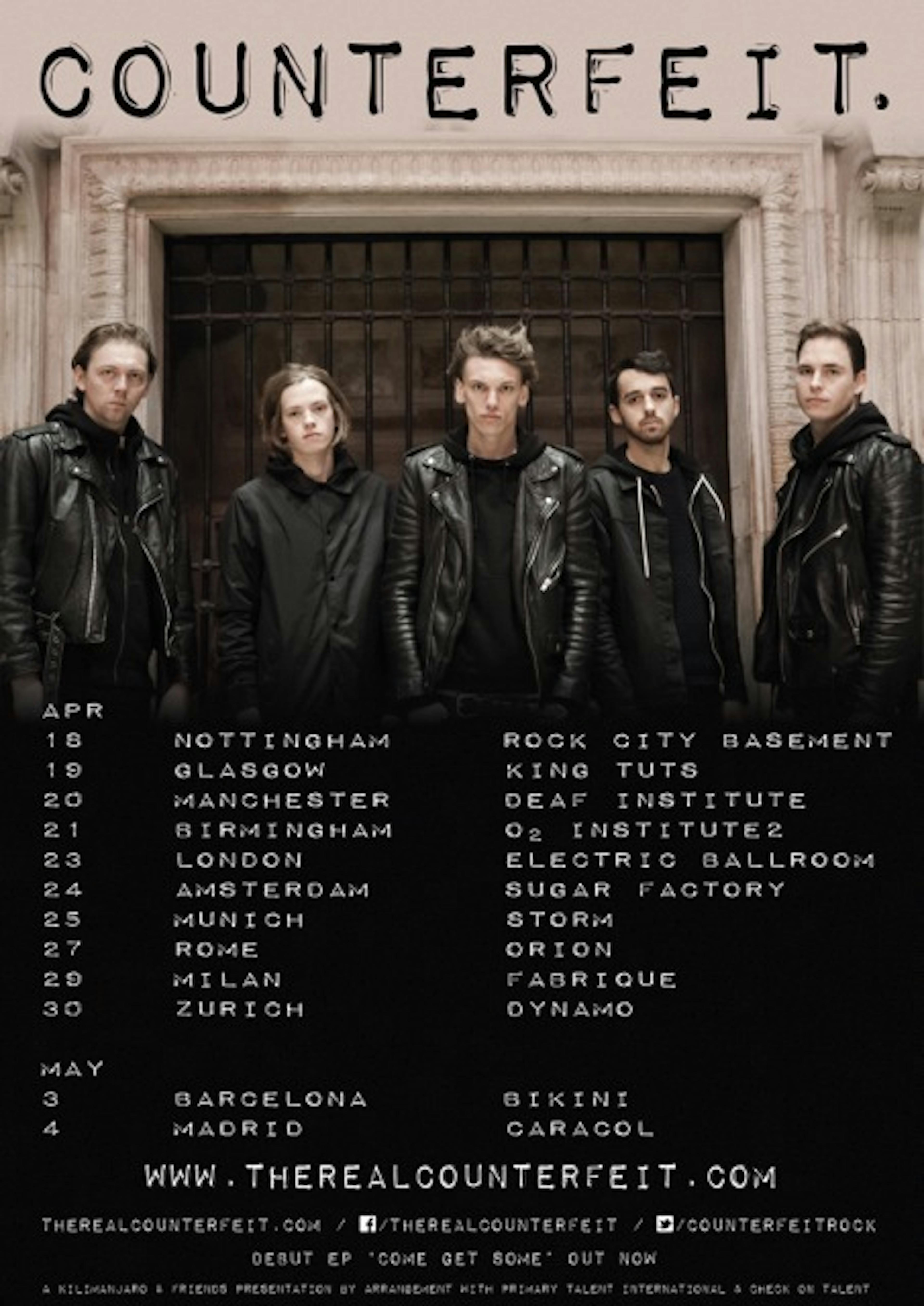 Counterfeit Announce More UK Shows