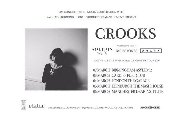 Don’t Miss Crooks’ UK Shows In March!