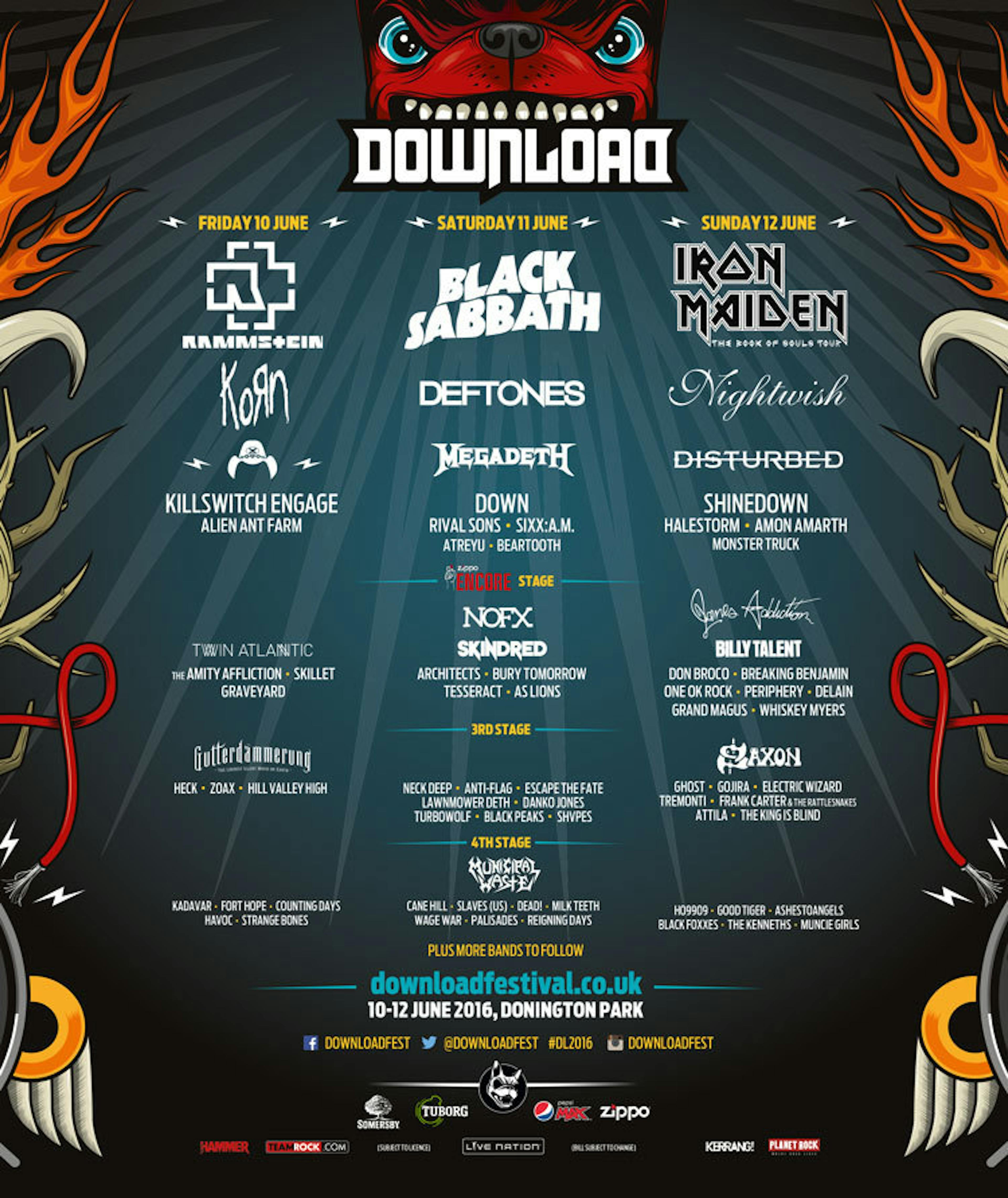 Download Festival 2016 Confirms 36 New Bands